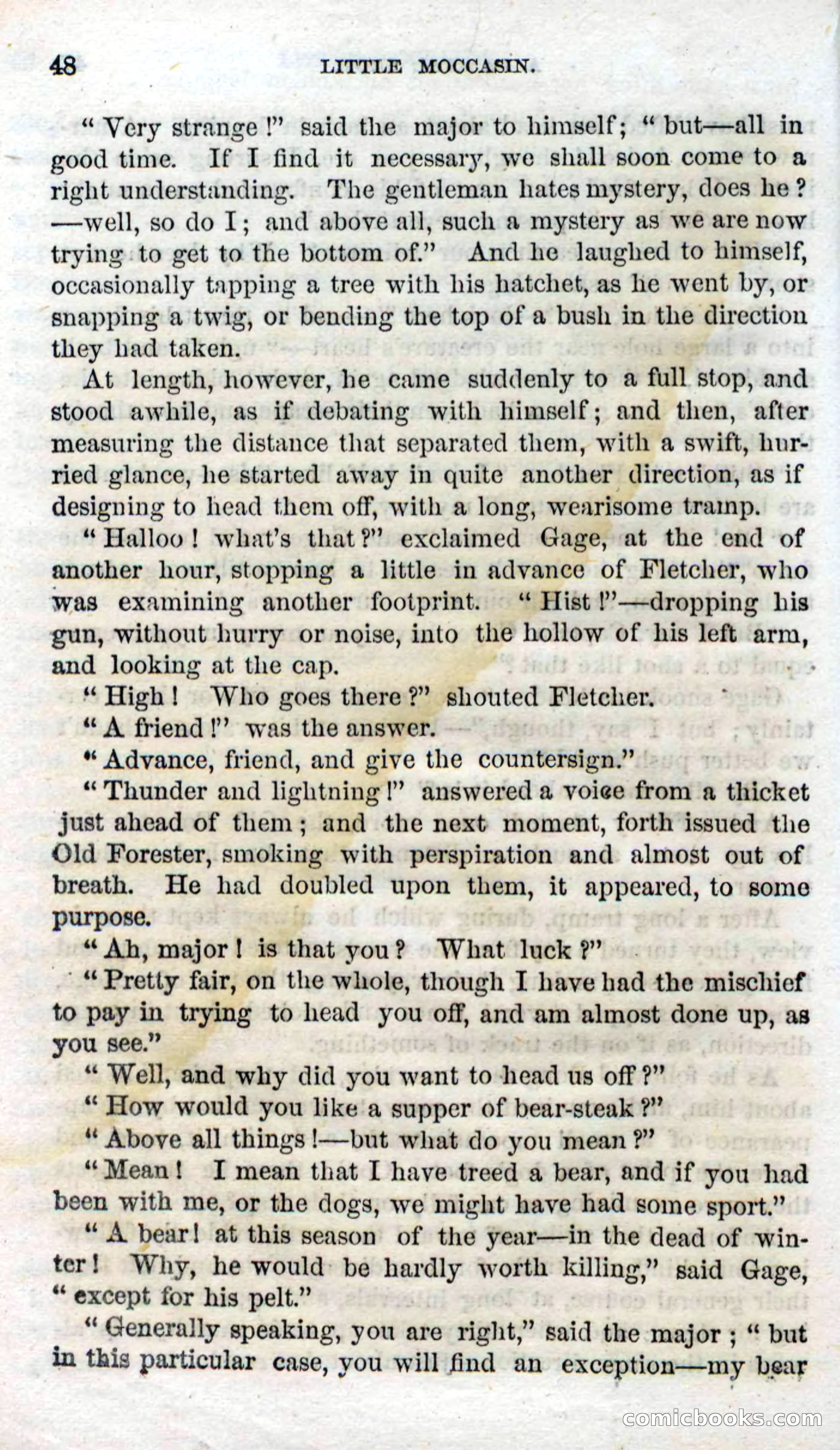 Beadle's Dime Novels No. 96: Little Moccasin — page 46 of 97
