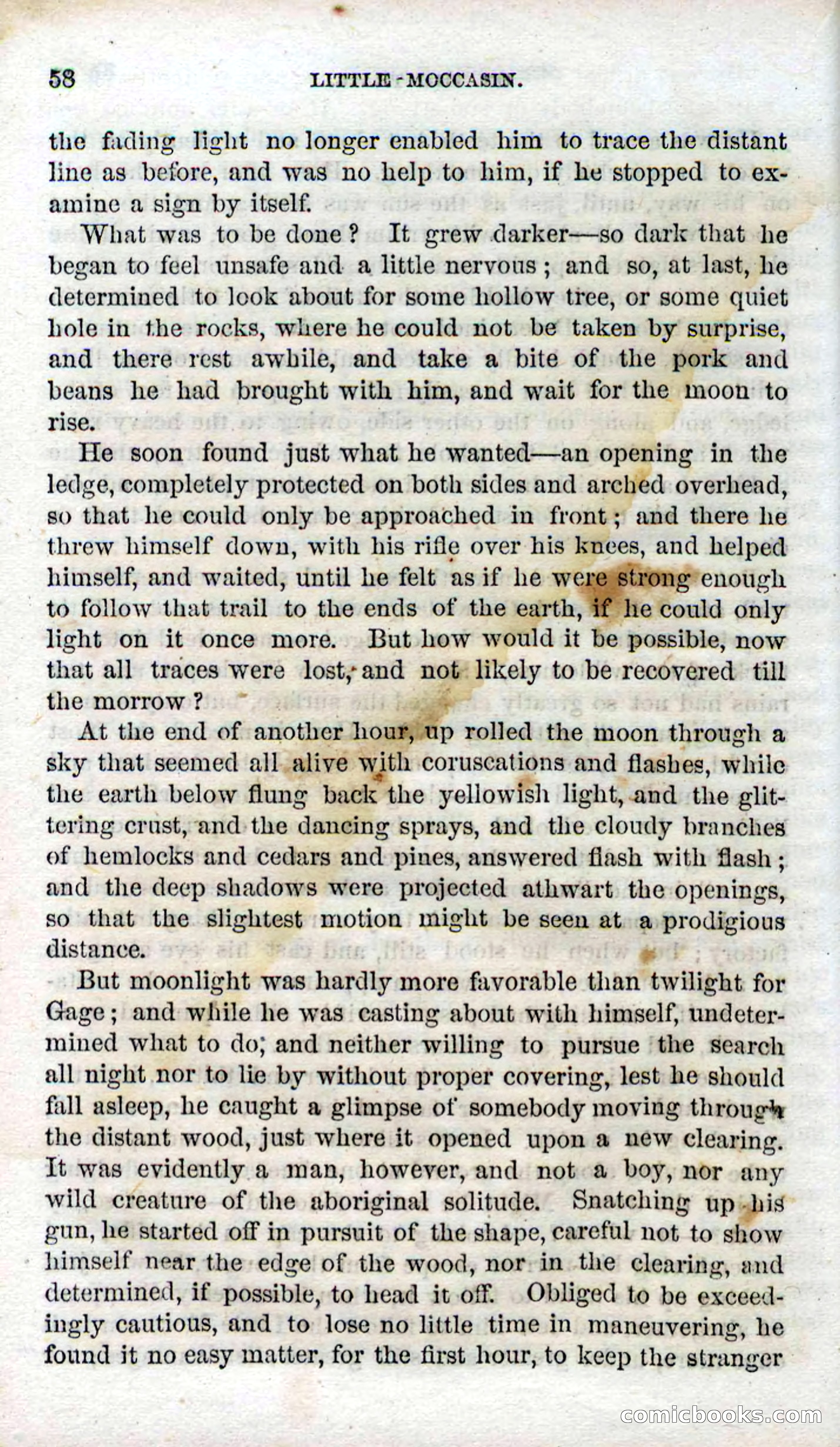 Beadle's Dime Novels No. 96: Little Moccasin — page 56 of 97
