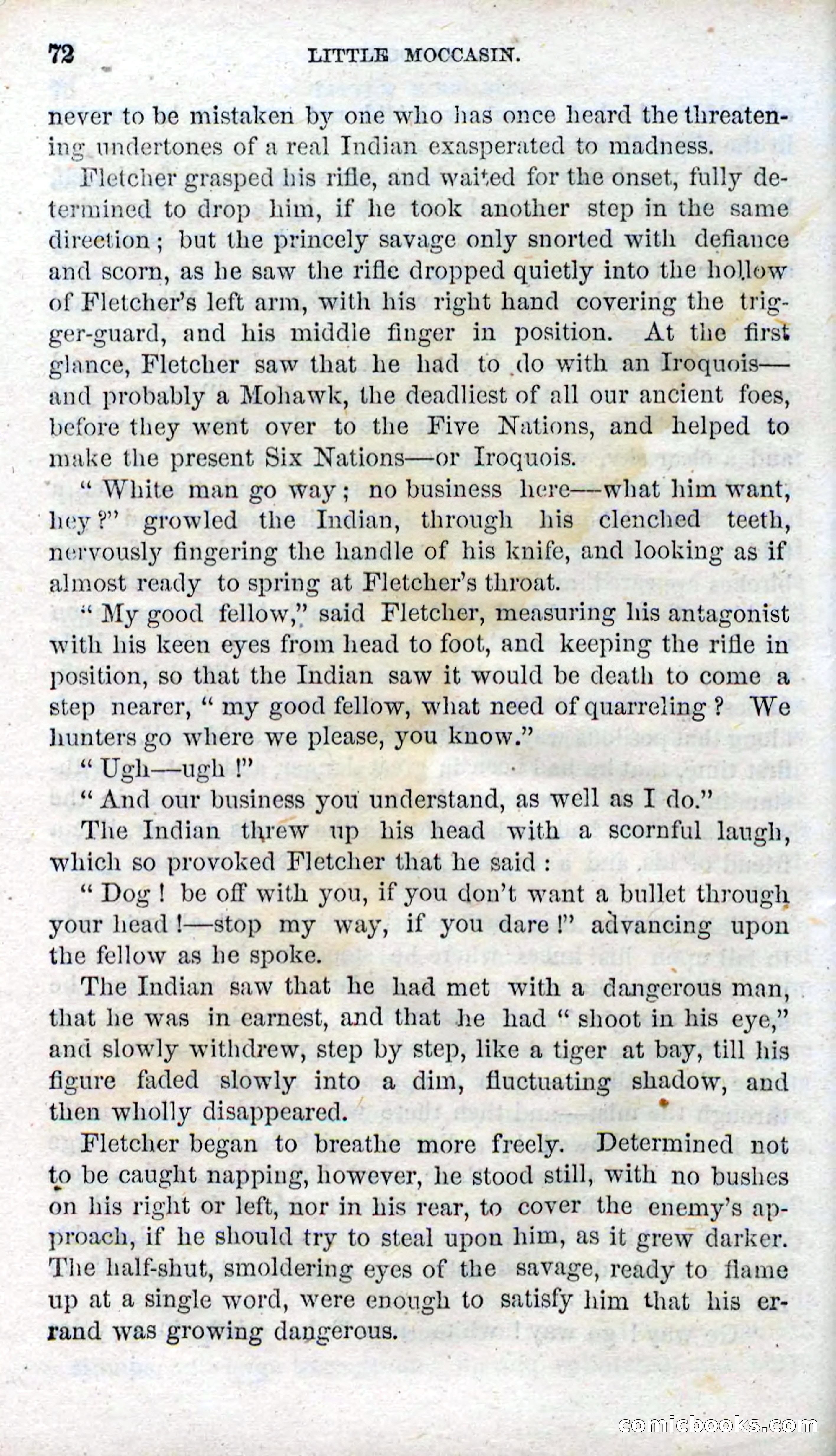 Beadle's Dime Novels No. 96: Little Moccasin — page 70 of 97