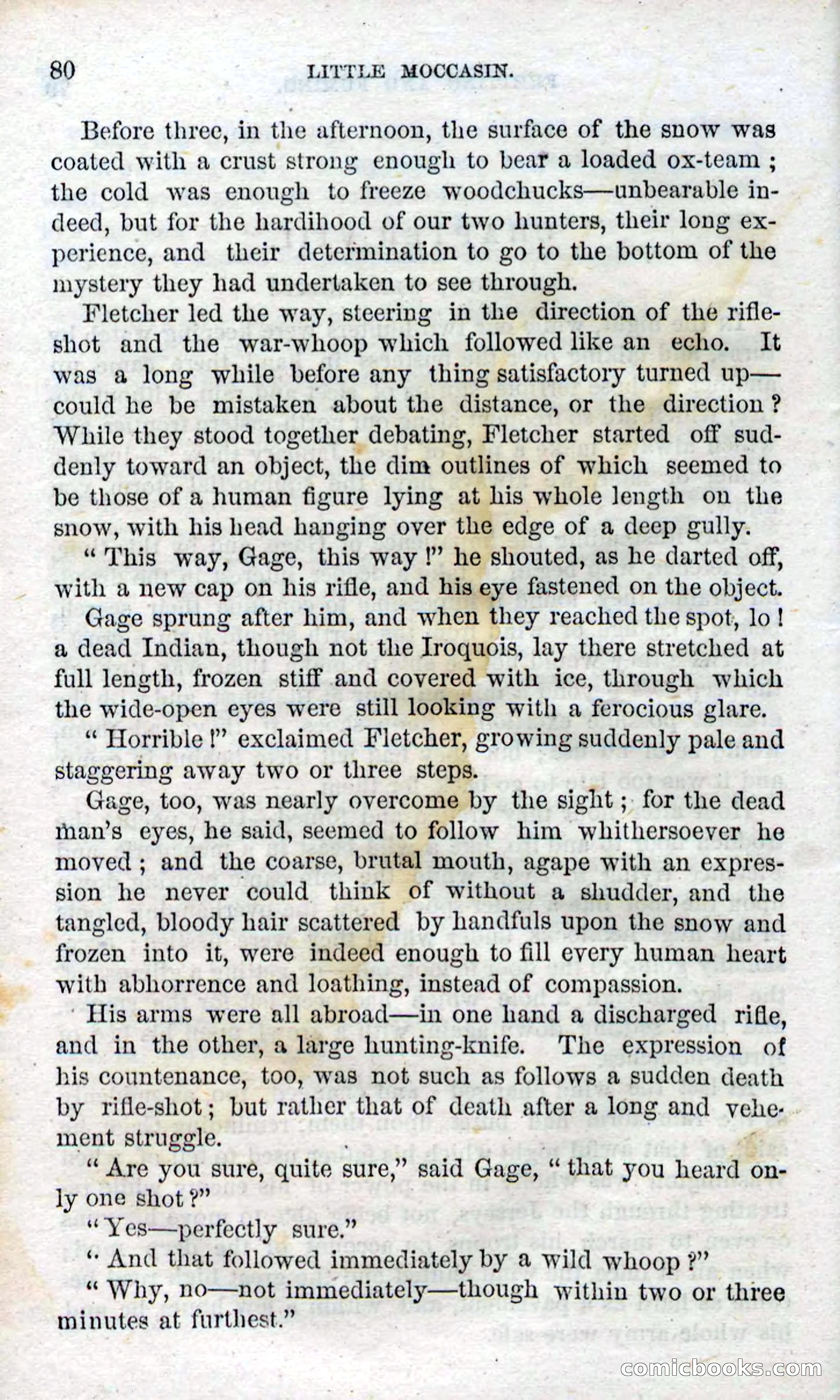 Beadle's Dime Novels No. 96: Little Moccasin — page 78 of 97