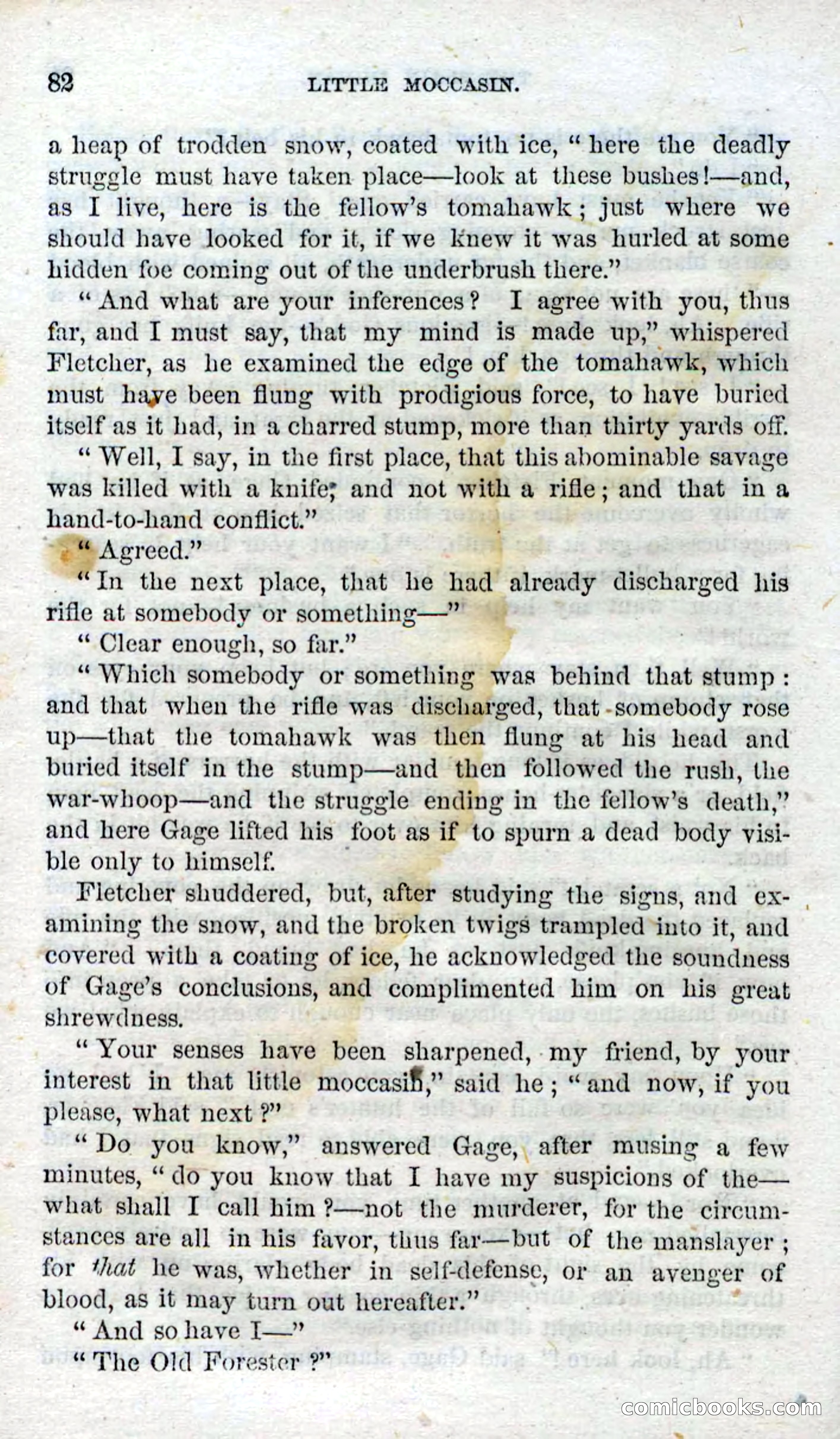 Beadle's Dime Novels No. 96: Little Moccasin — page 80 of 97