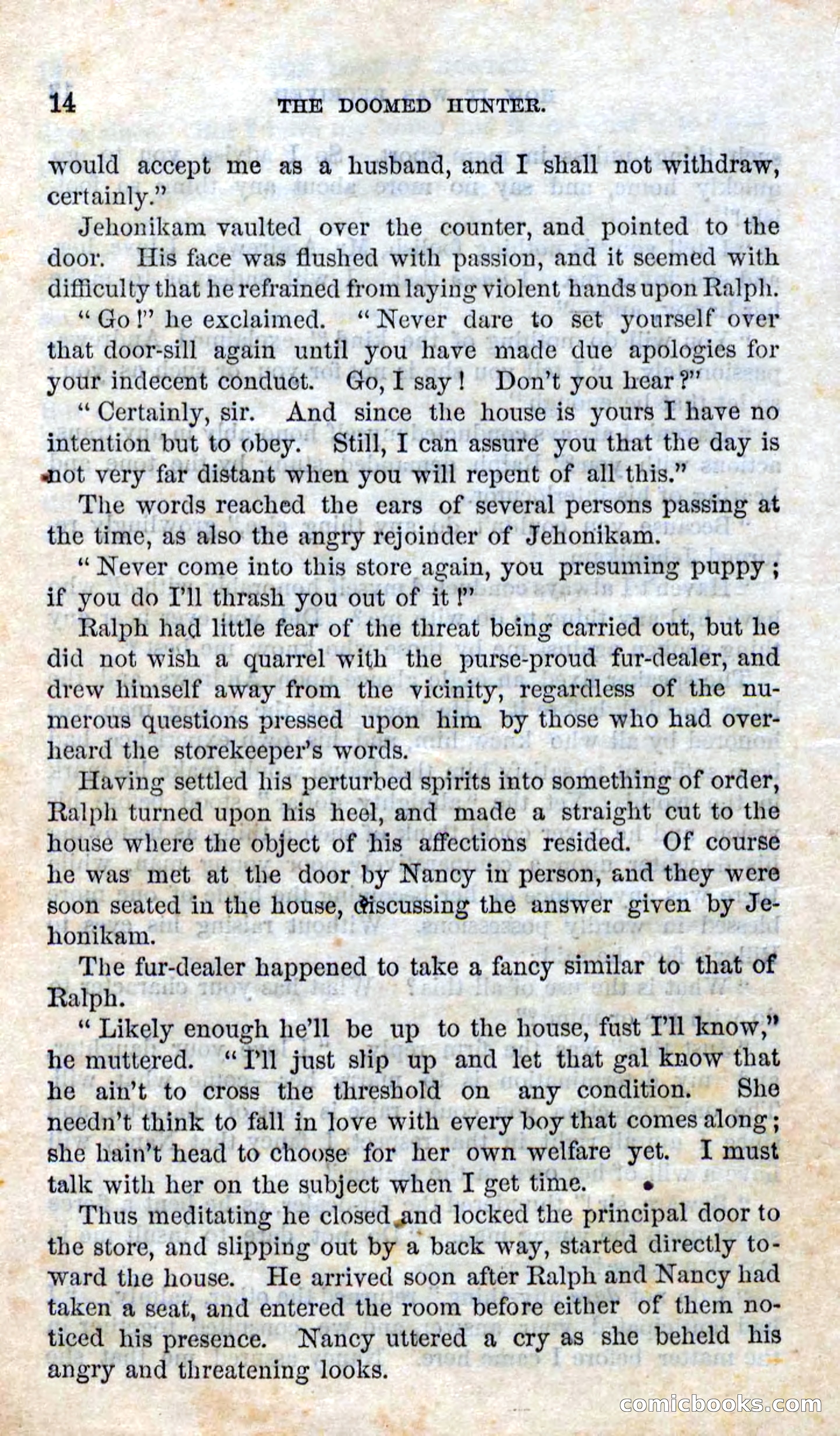 Beadle's Dime Novels No. 97: The Doomed Hunter — page 12 of 100