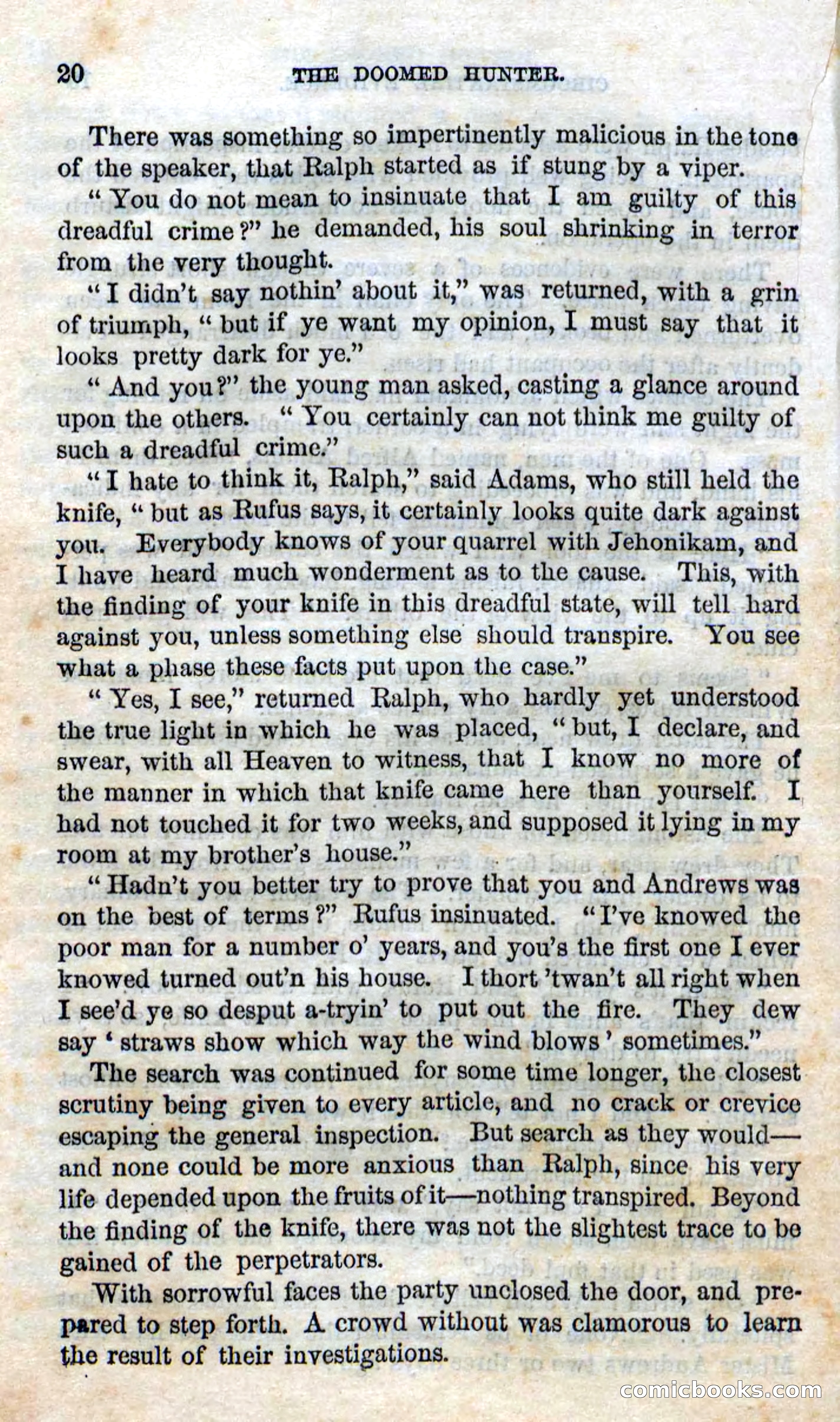 Beadle's Dime Novels No. 97: The Doomed Hunter — page 18 of 100