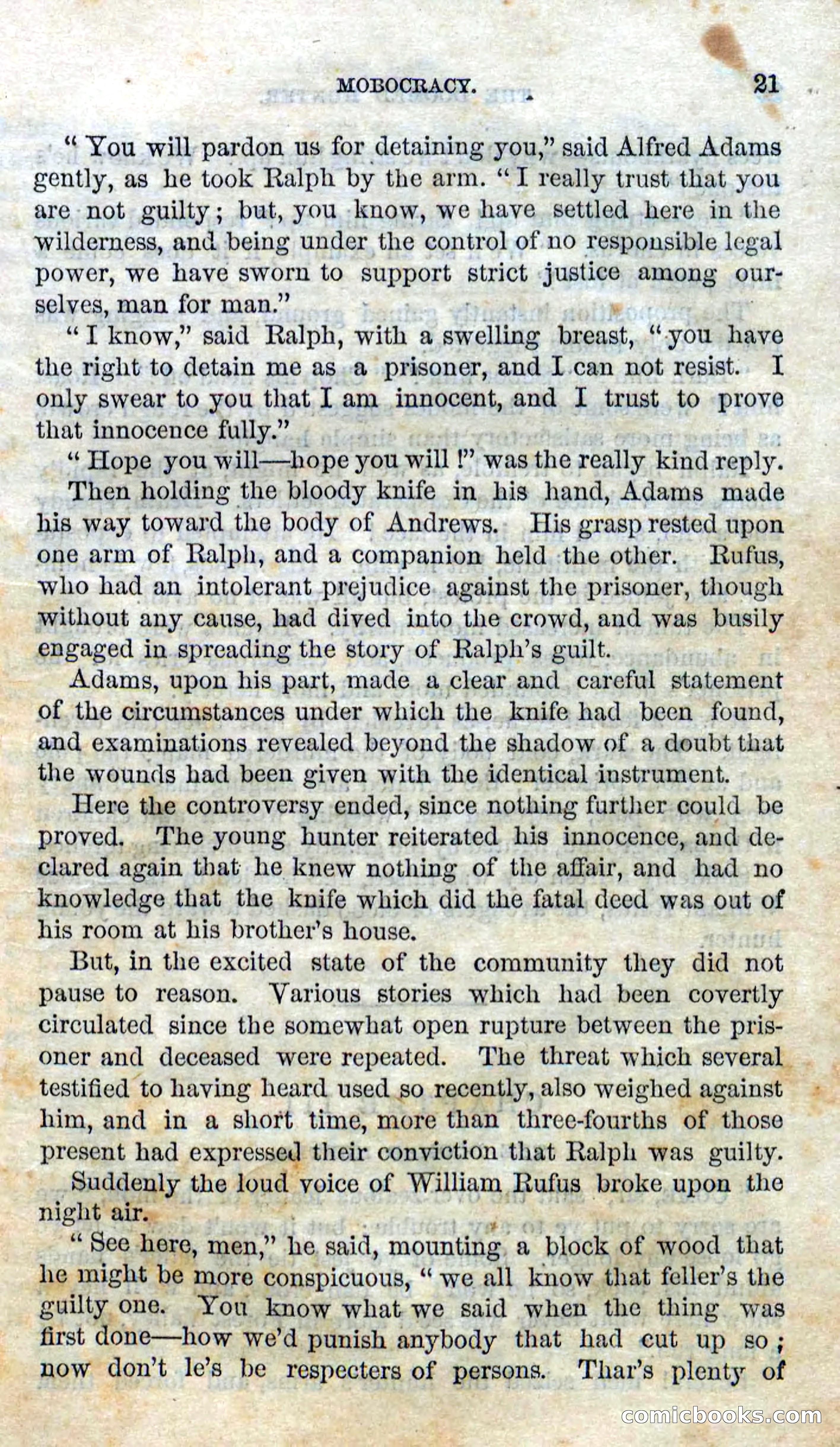 Beadle's Dime Novels No. 97: The Doomed Hunter — page 19 of 100