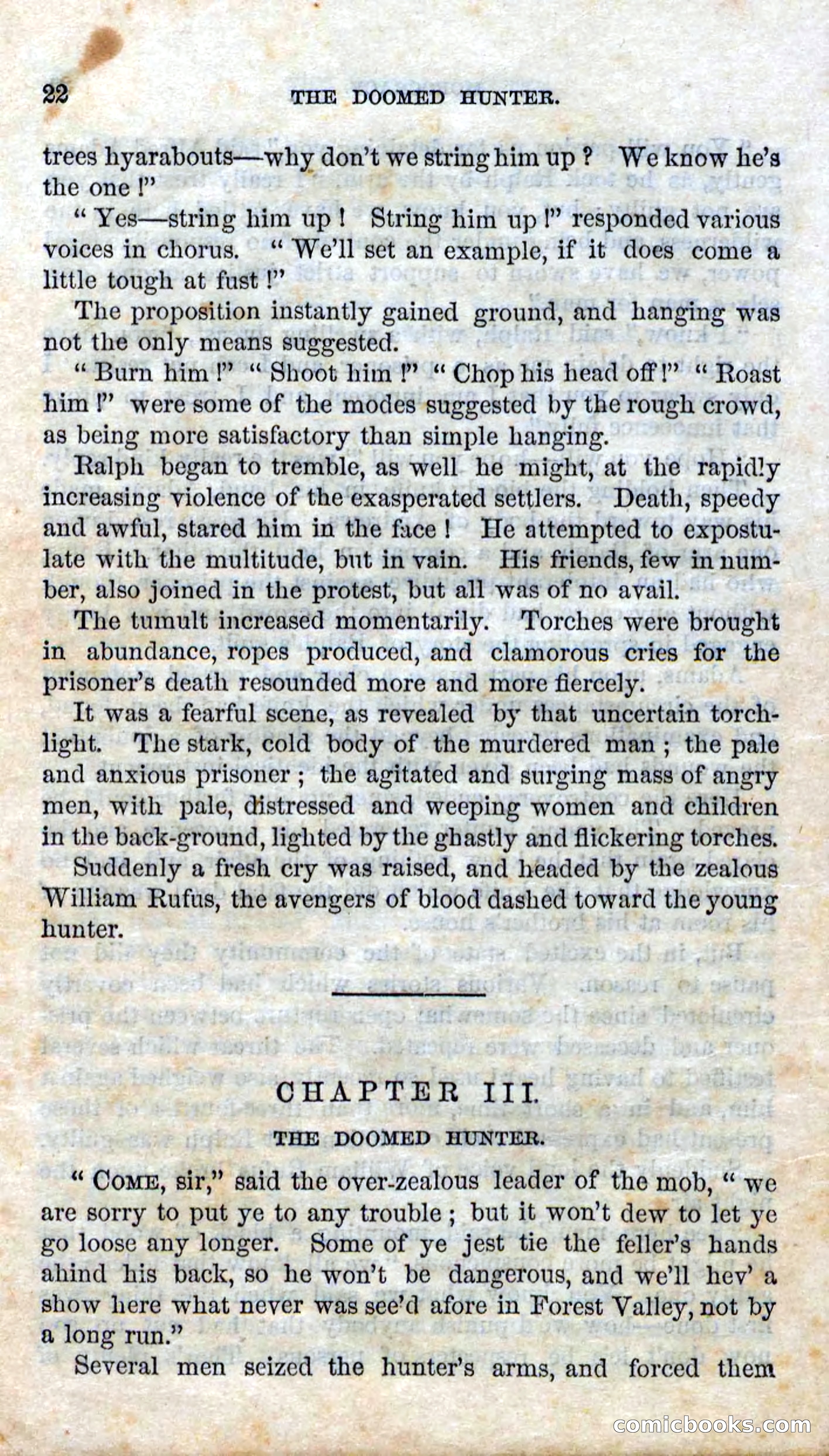 Beadle's Dime Novels No. 97: The Doomed Hunter — page 20 of 100