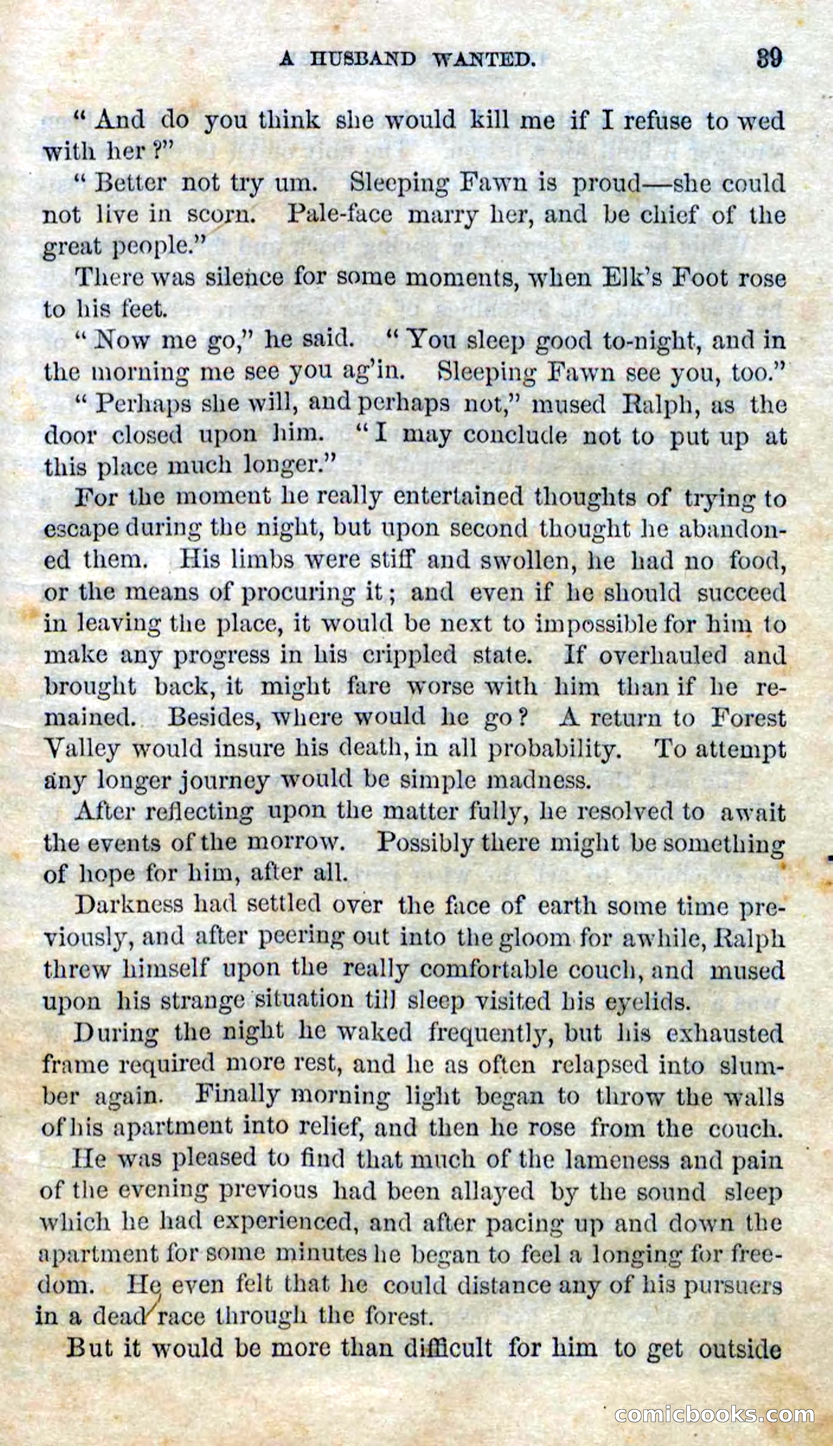 Beadle's Dime Novels No. 97: The Doomed Hunter — page 37 of 100