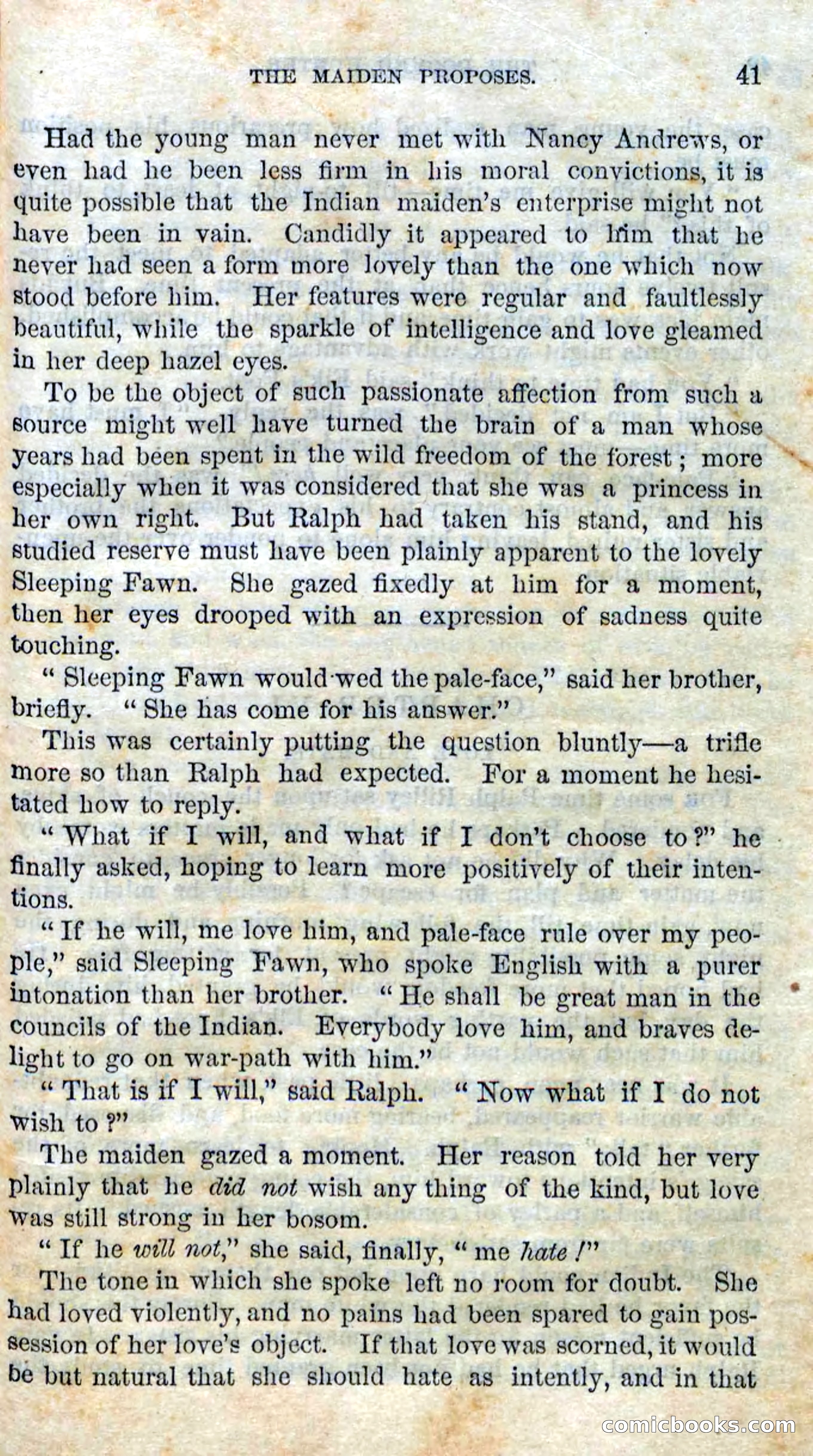 Beadle's Dime Novels No. 97: The Doomed Hunter — page 39 of 100