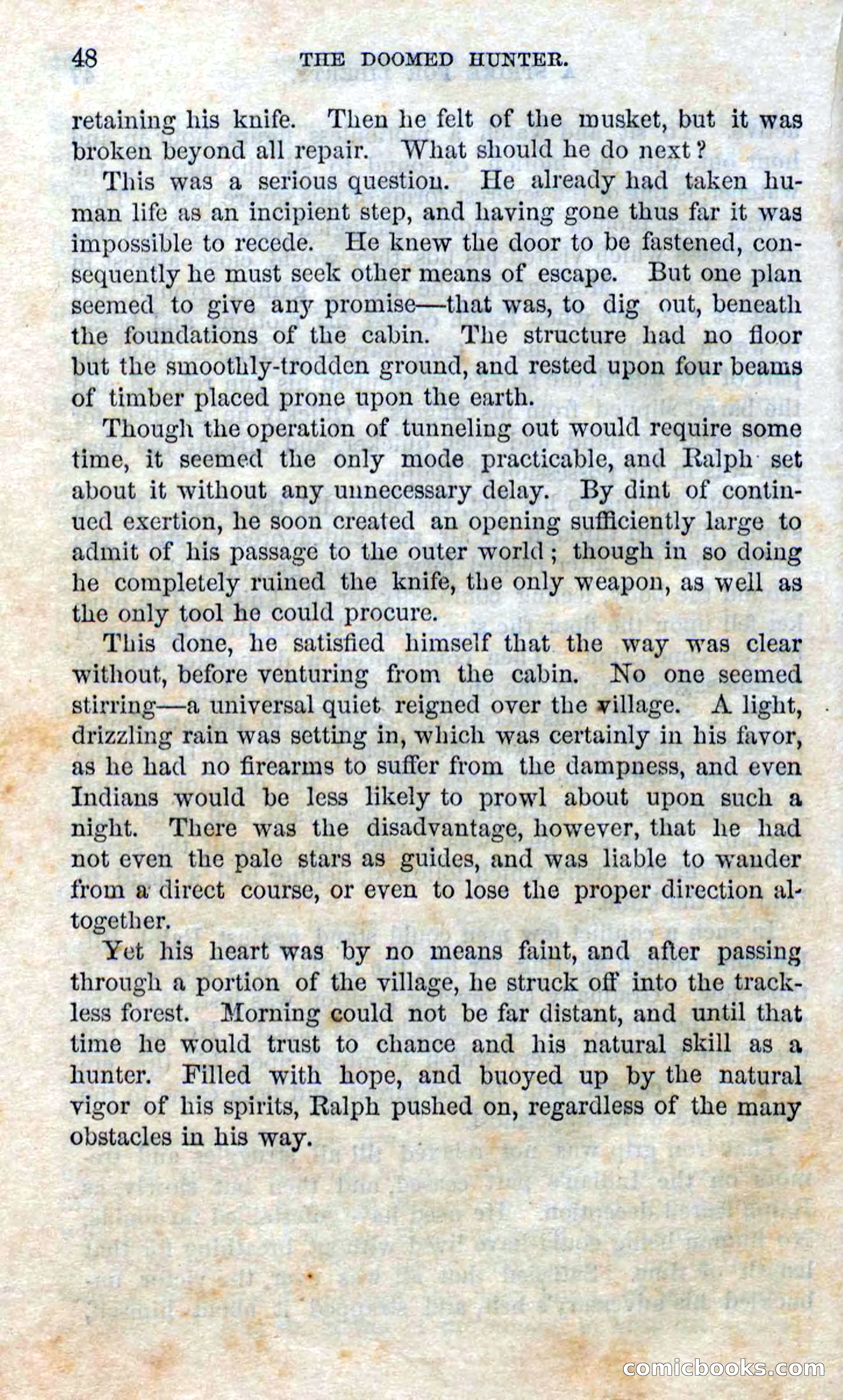 Beadle's Dime Novels No. 97: The Doomed Hunter — page 46 of 100