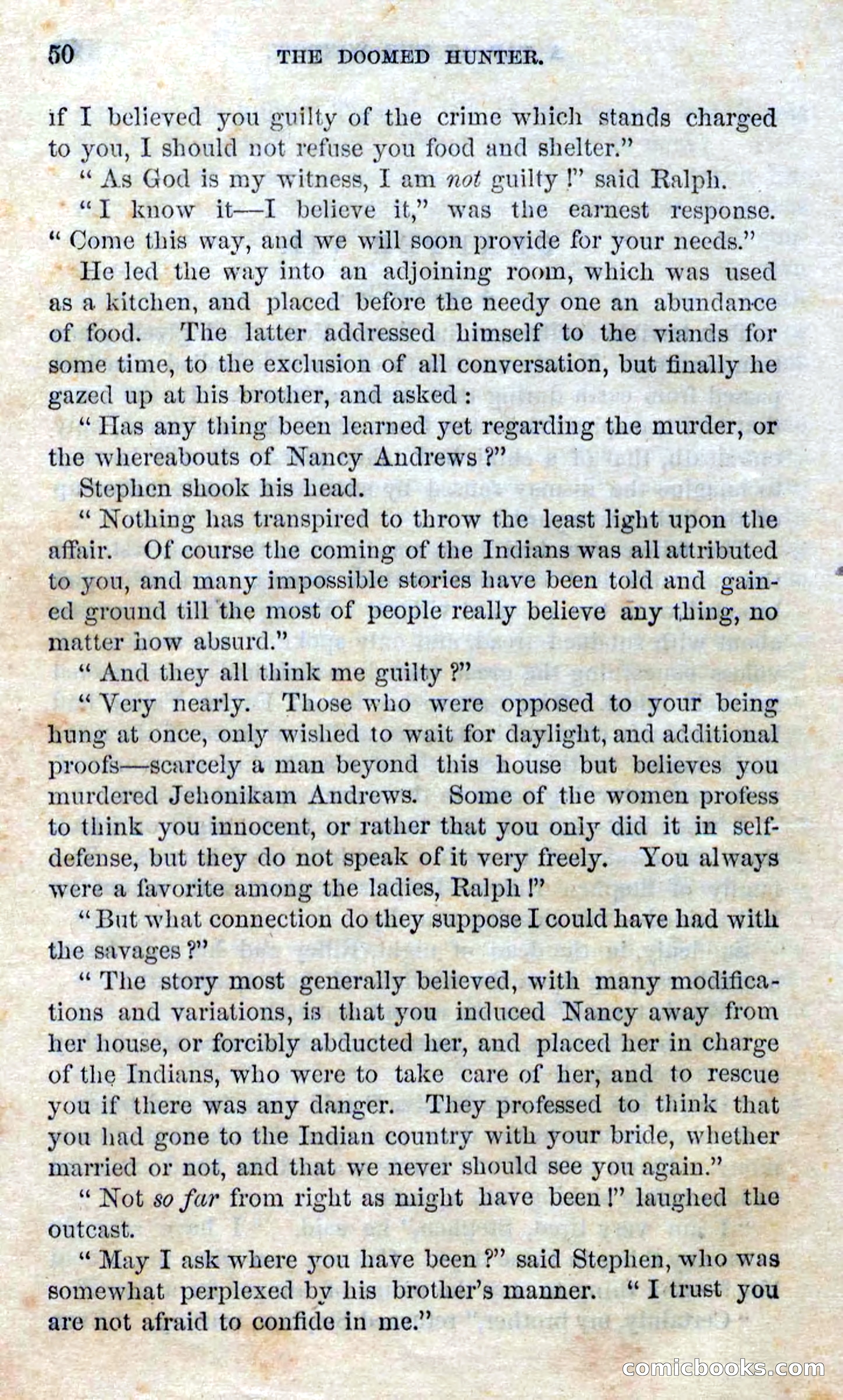 Beadle's Dime Novels No. 97: The Doomed Hunter — page 48 of 100