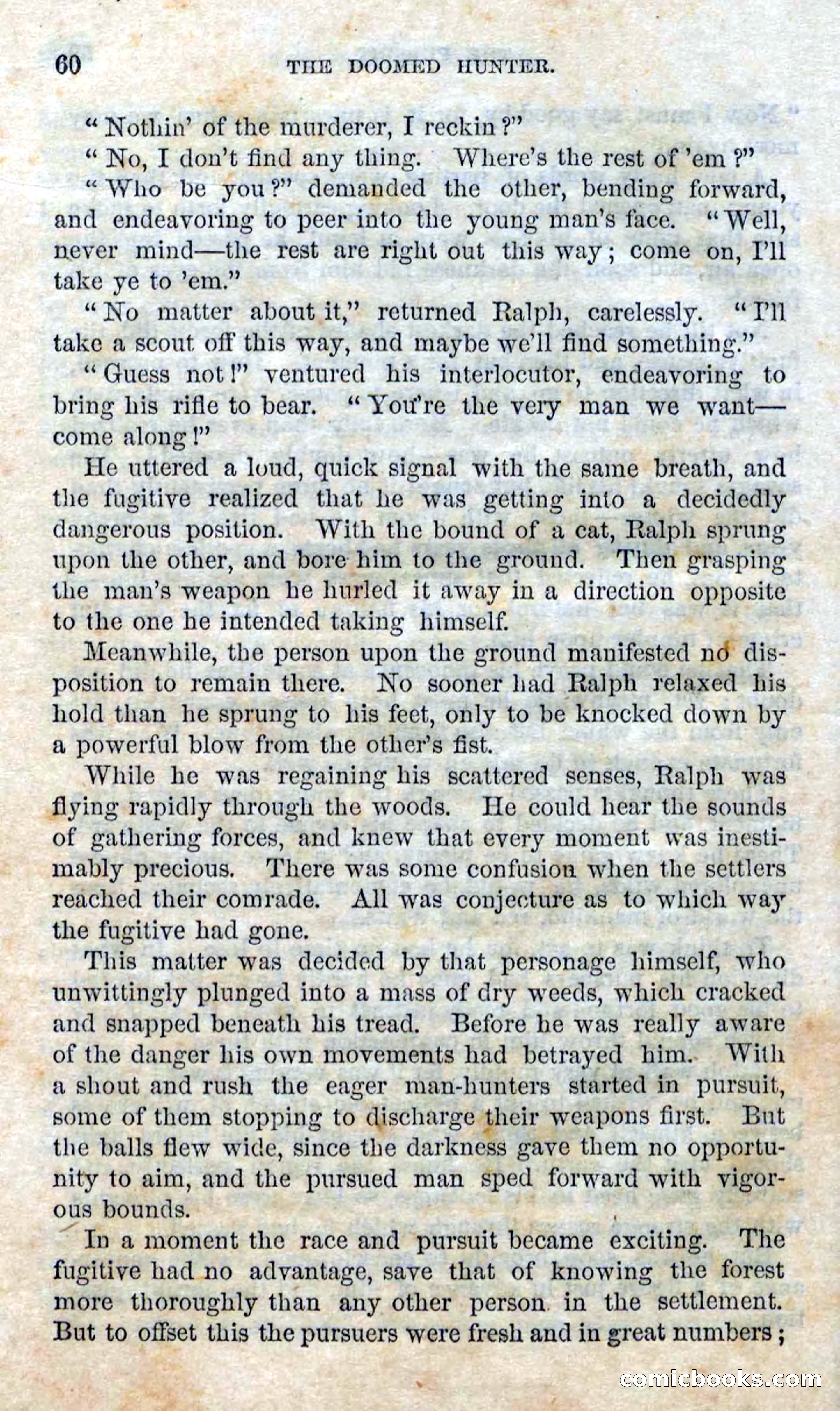 Beadle's Dime Novels No. 97: The Doomed Hunter — page 58 of 100