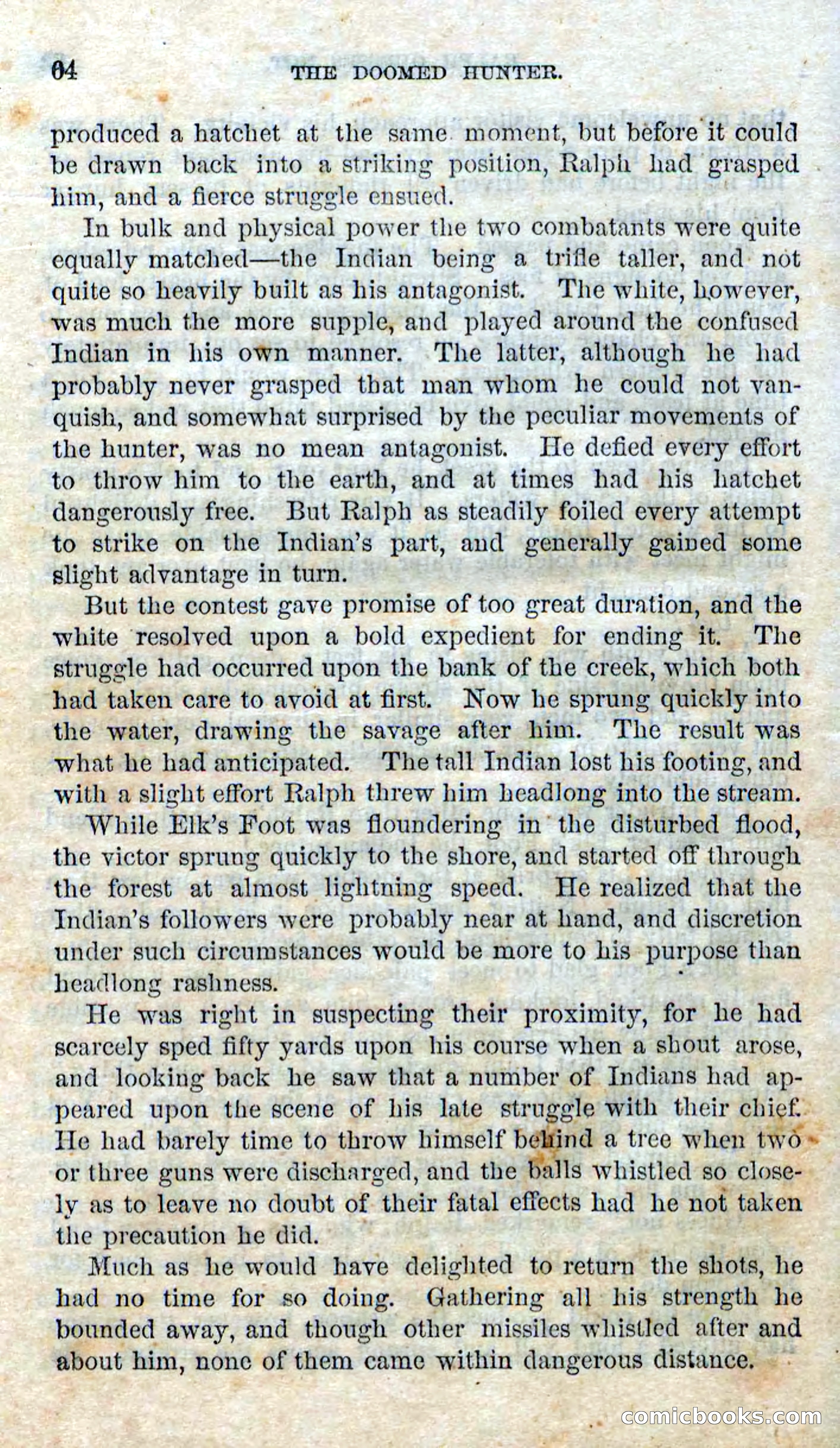 Beadle's Dime Novels No. 97: The Doomed Hunter — page 62 of 100