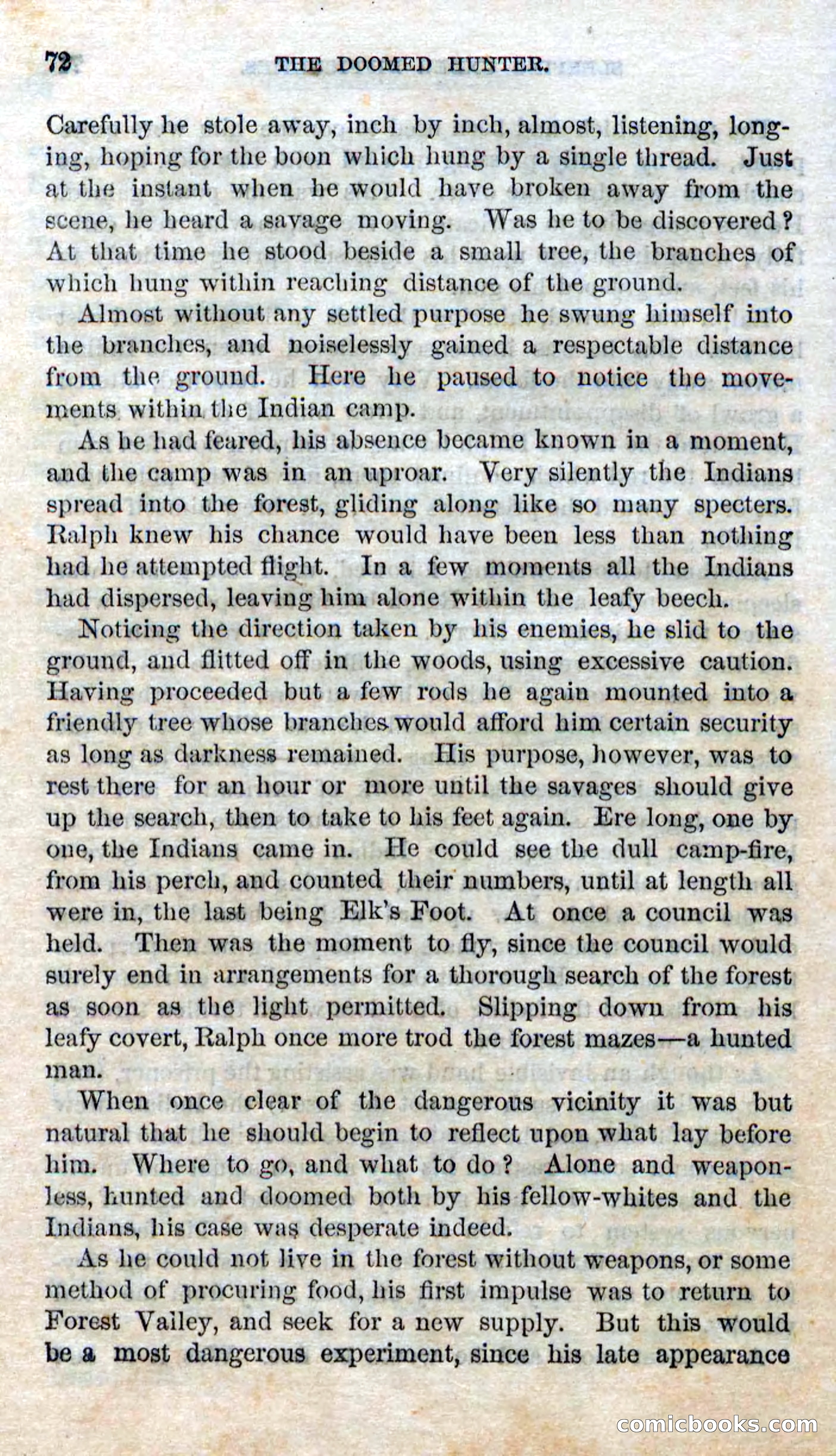 Beadle's Dime Novels No. 97: The Doomed Hunter — page 70 of 100
