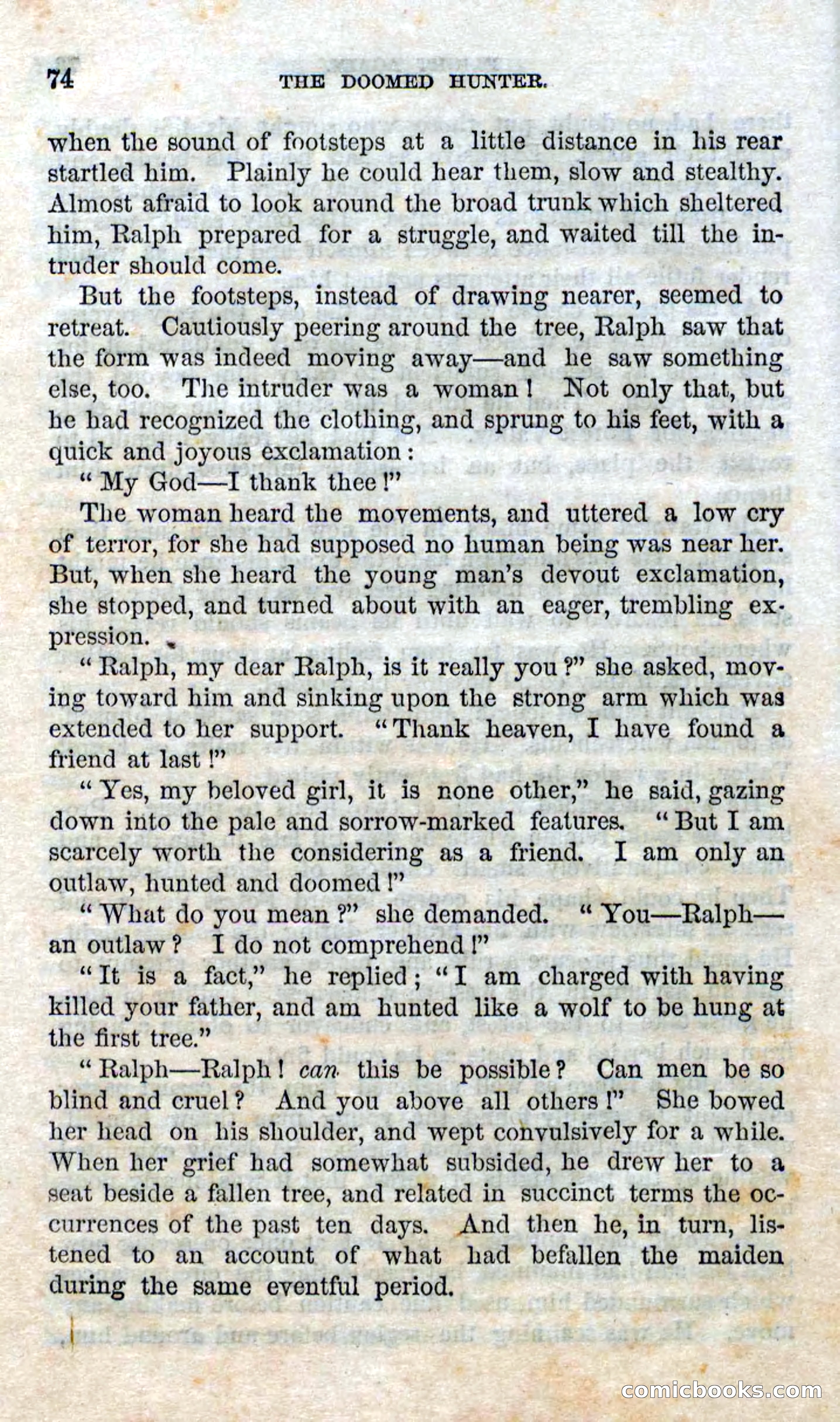 Beadle's Dime Novels No. 97: The Doomed Hunter — page 72 of 100