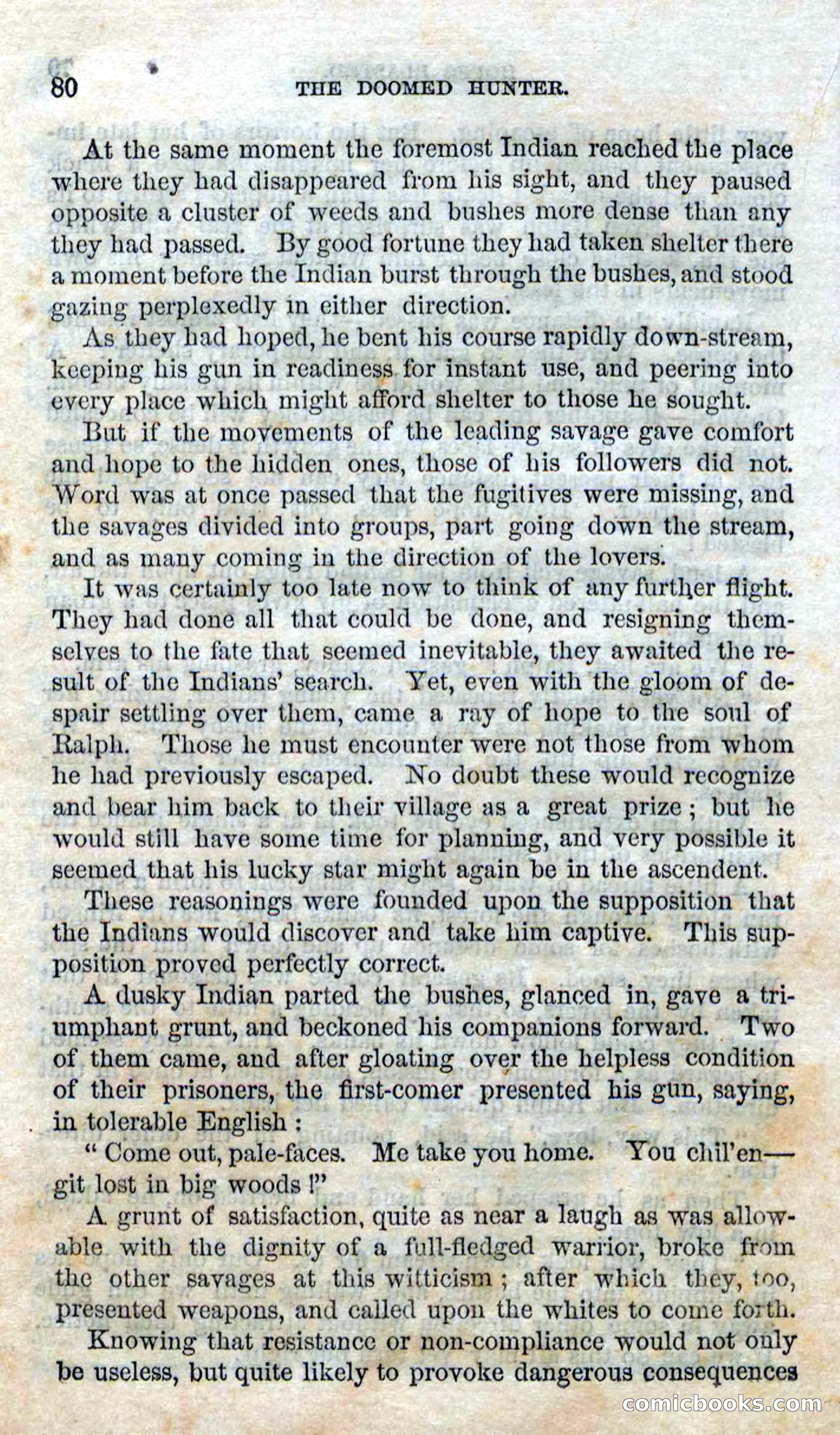 Beadle's Dime Novels No. 97: The Doomed Hunter — page 78 of 100