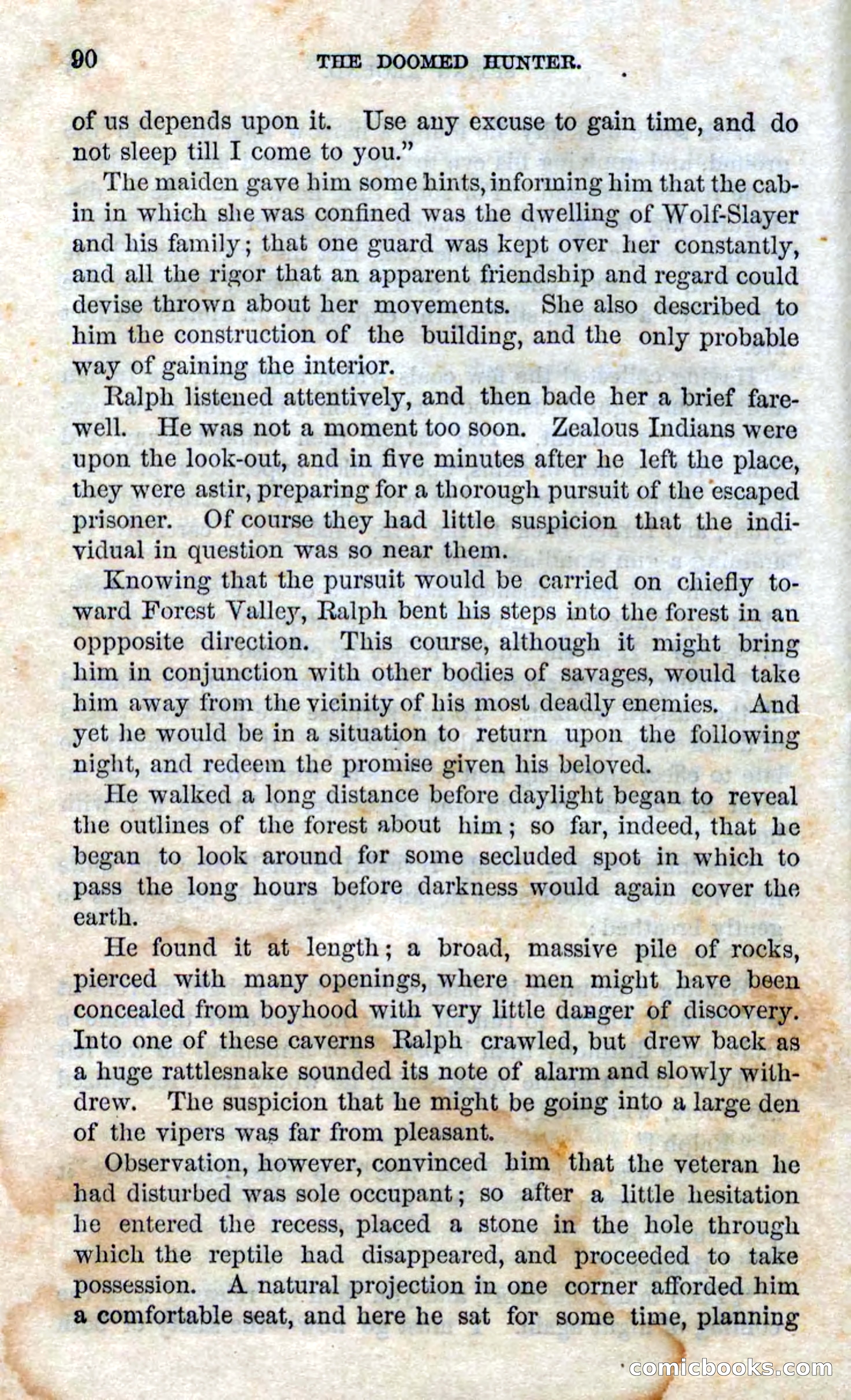 Beadle's Dime Novels No. 97: The Doomed Hunter — page 88 of 100