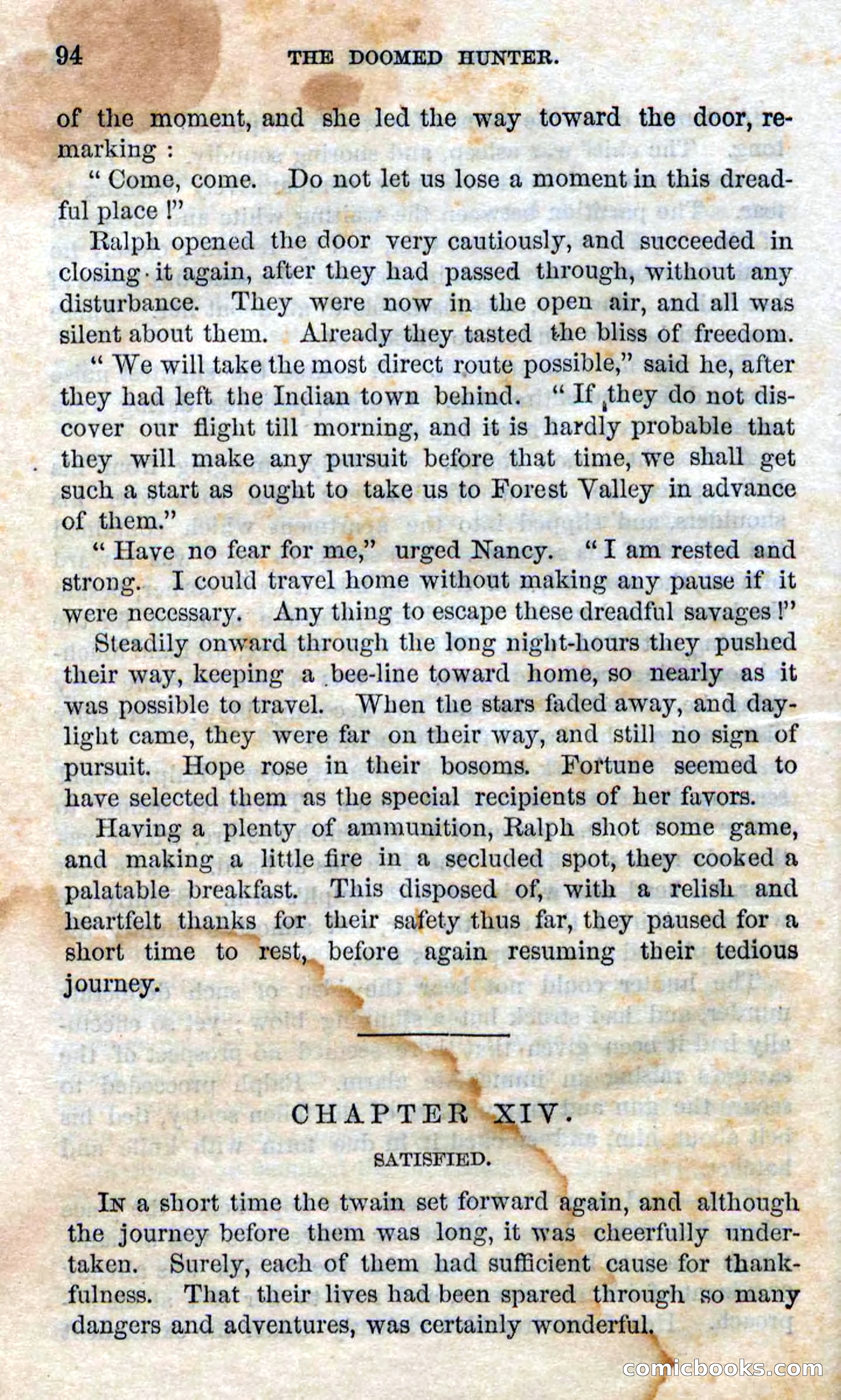 Beadle's Dime Novels No. 97: The Doomed Hunter — page 92 of 100