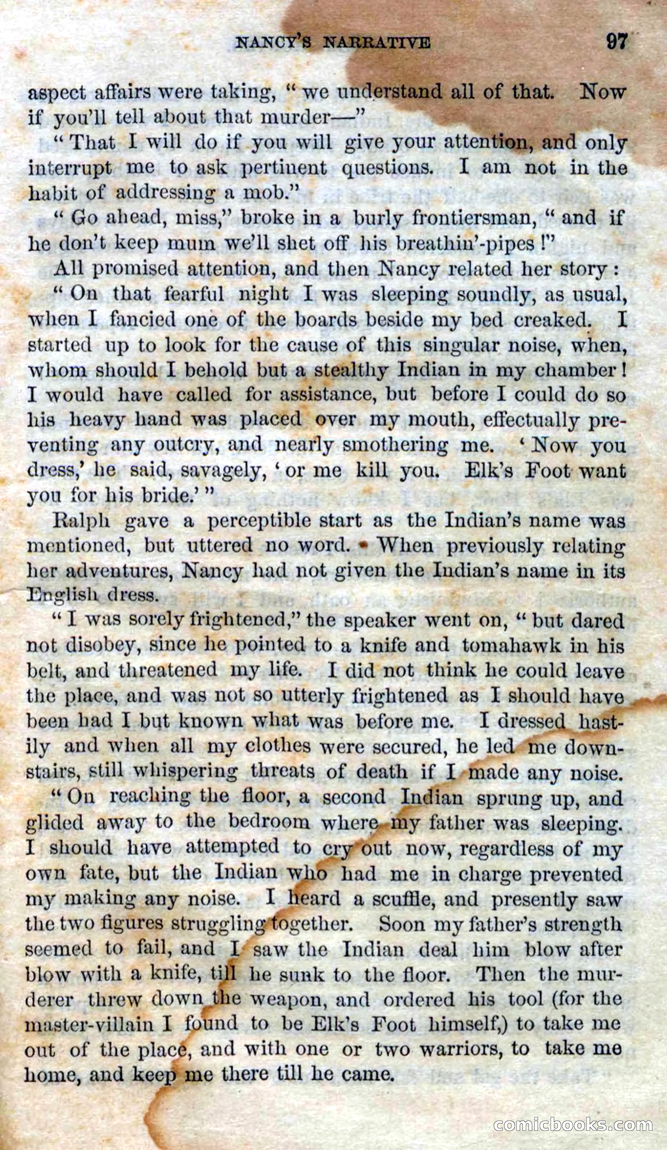 Beadle's Dime Novels No. 97: The Doomed Hunter — page 95 of 100