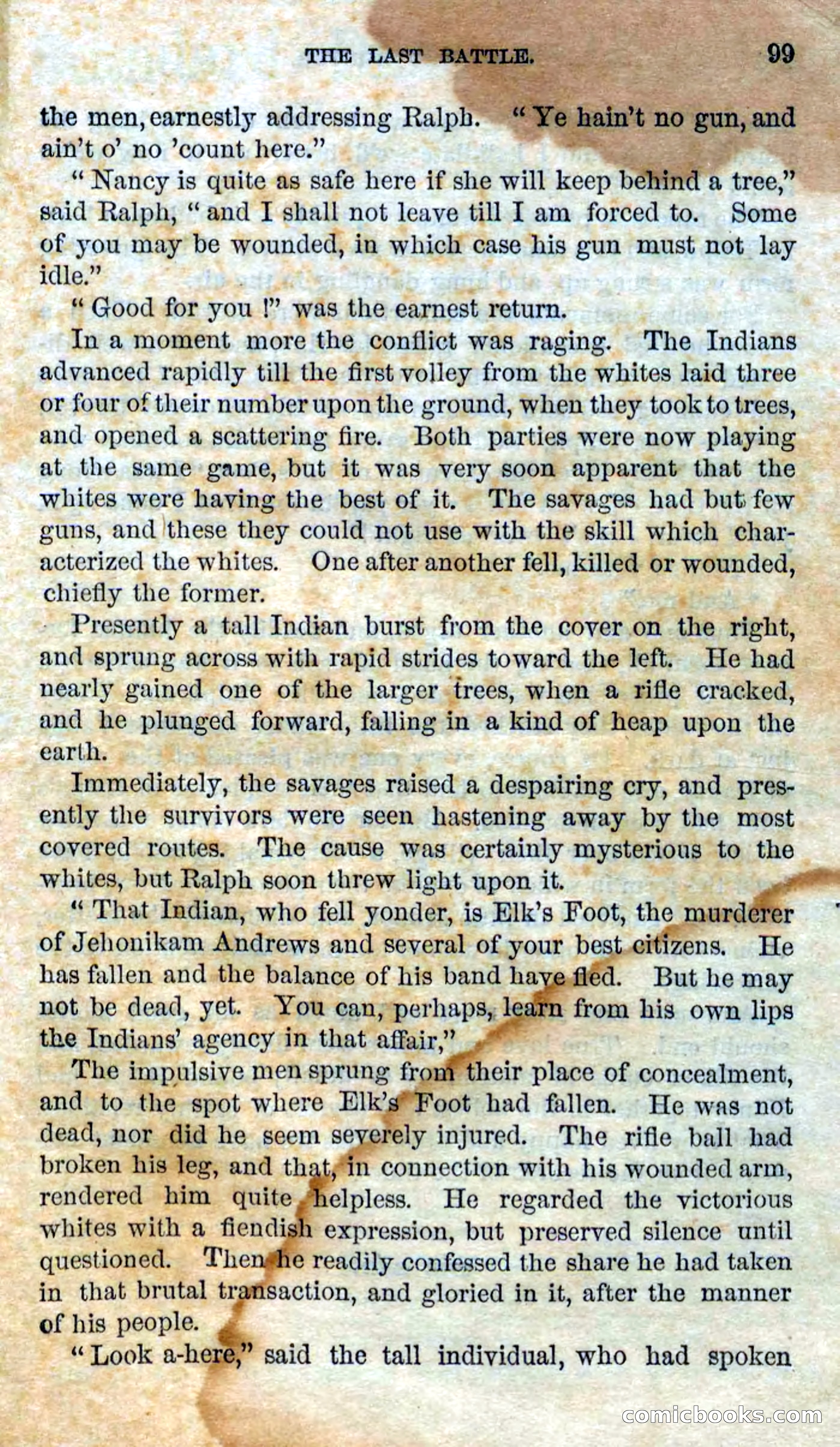 Beadle's Dime Novels No. 97: The Doomed Hunter — page 97 of 100