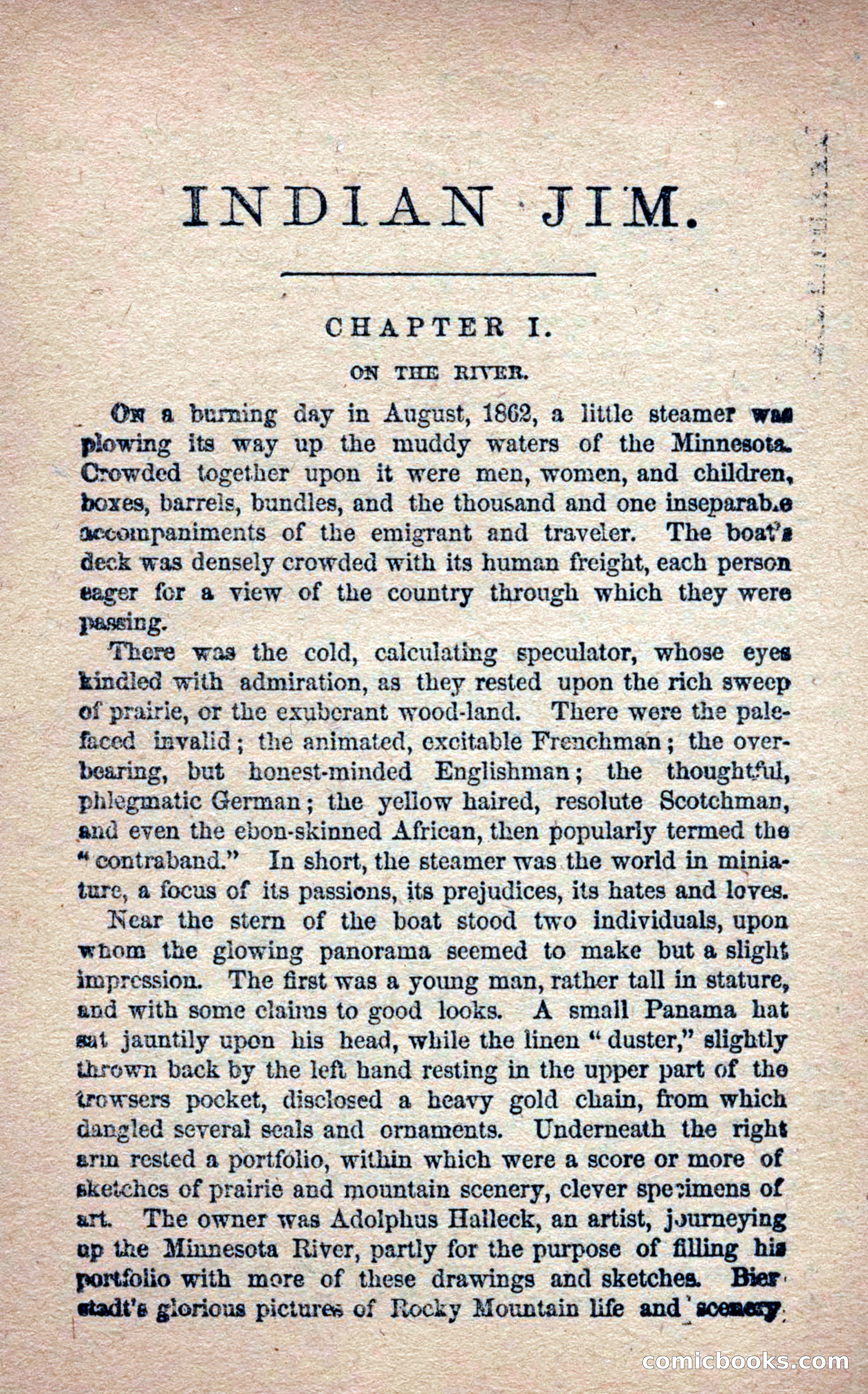 Beadle's Frontier Series #25: Indian Jim—A Tale of the Minnesota Massacre — page 7 of 100