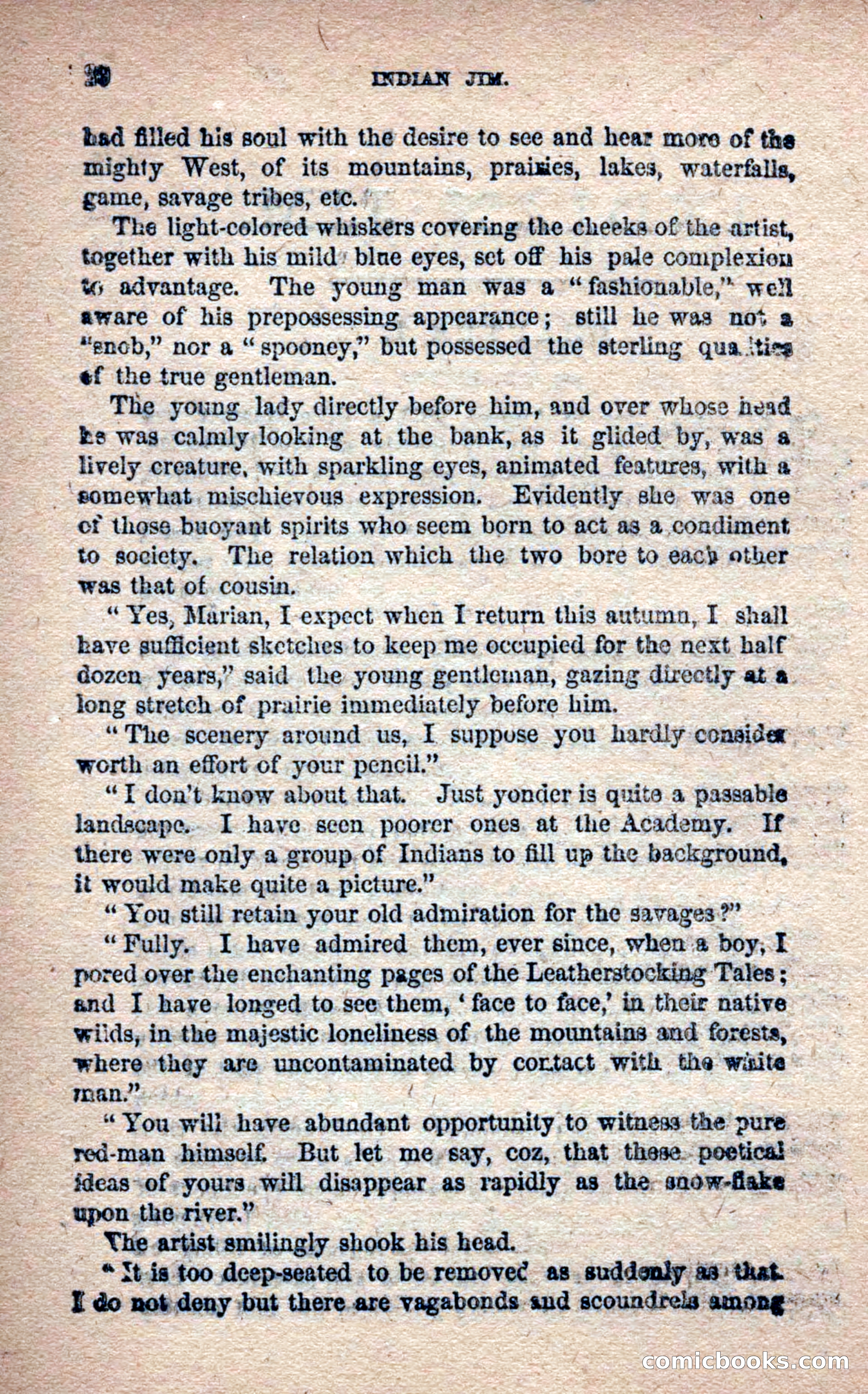 Beadle's Frontier Series #25: Indian Jim—A Tale of the Minnesota Massacre — page 8 of 100