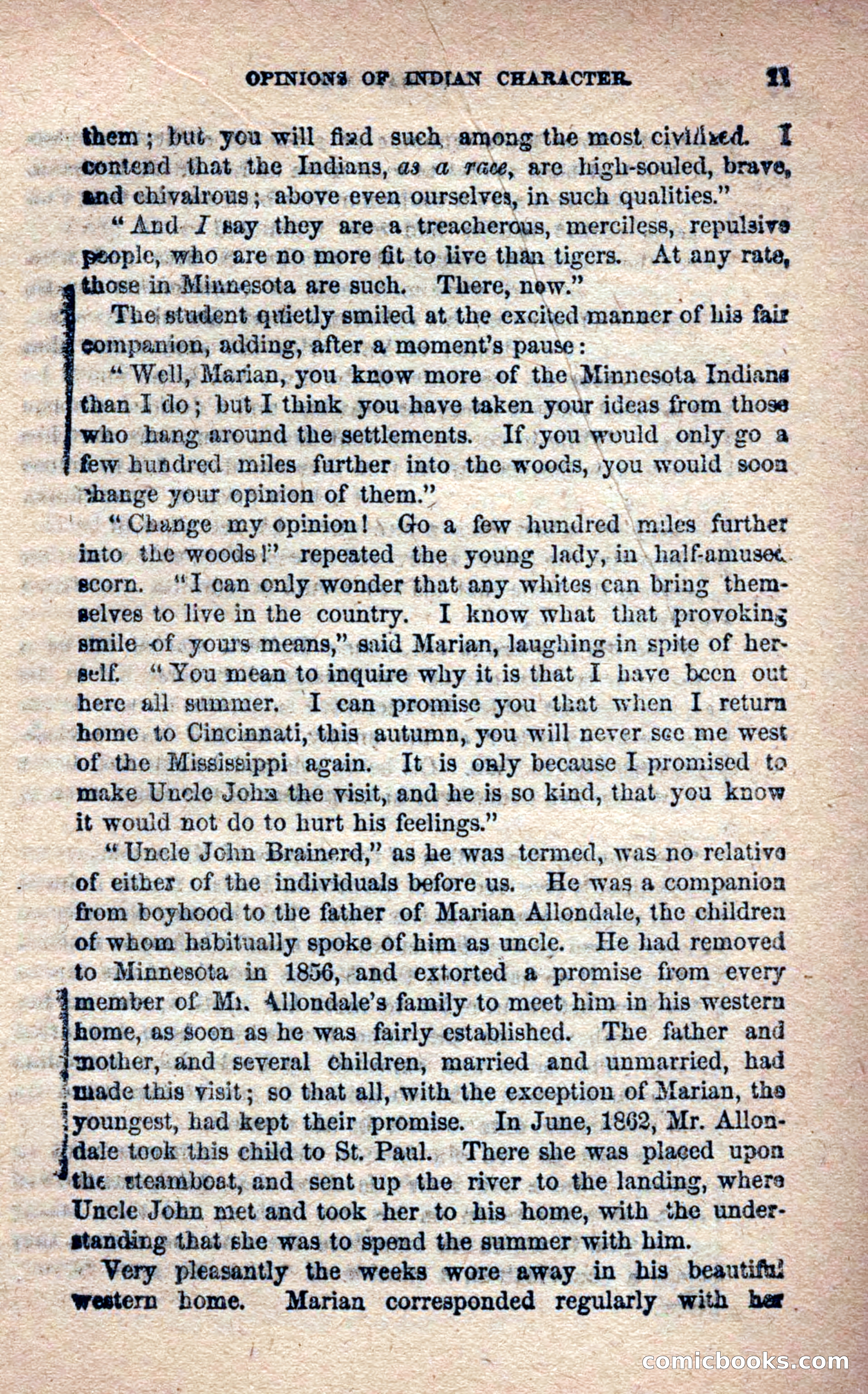 Beadle's Frontier Series #25: Indian Jim—A Tale of the Minnesota Massacre — page 9 of 100