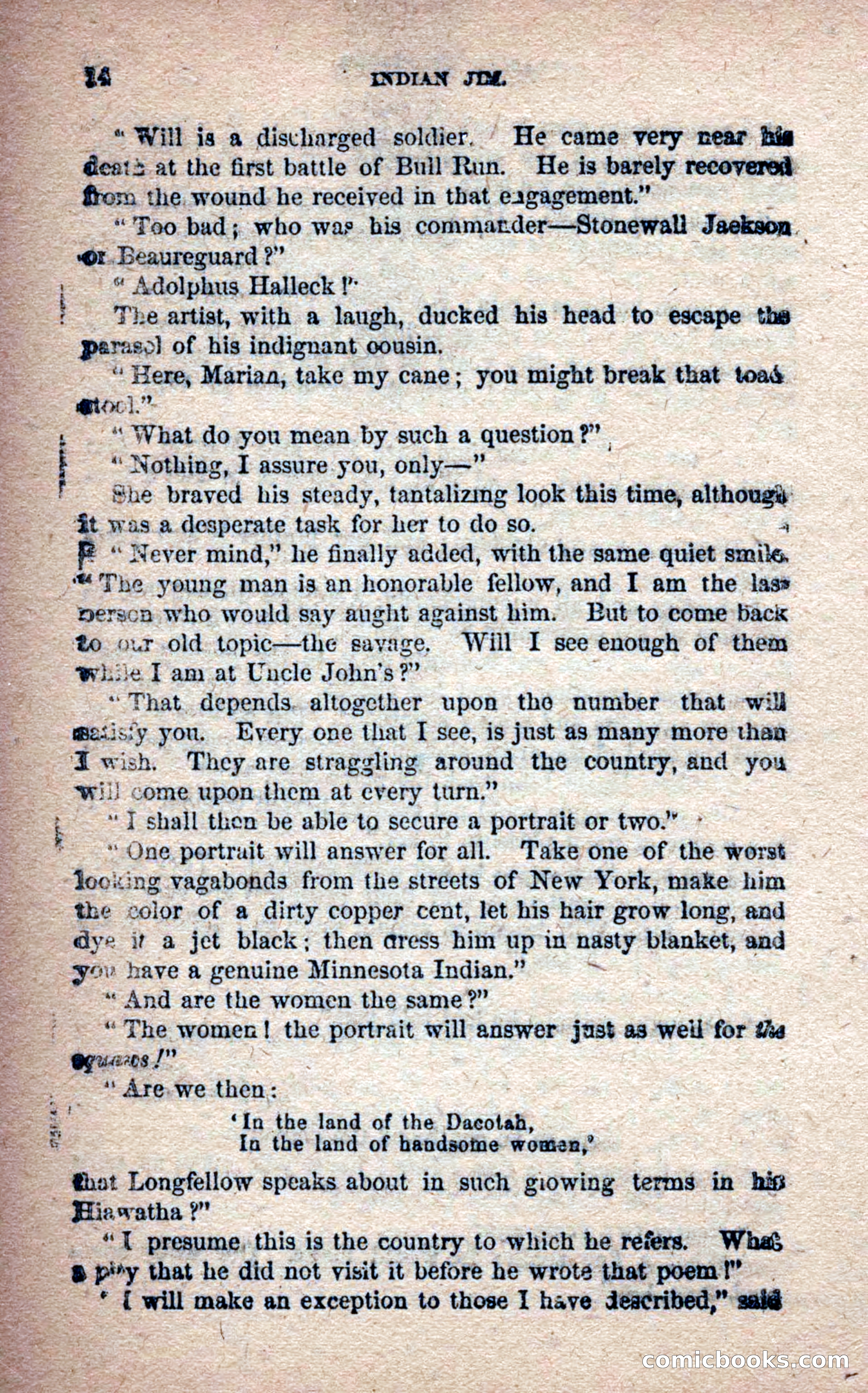 Beadle's Frontier Series #25: Indian Jim—A Tale of the Minnesota Massacre — page 12 of 100