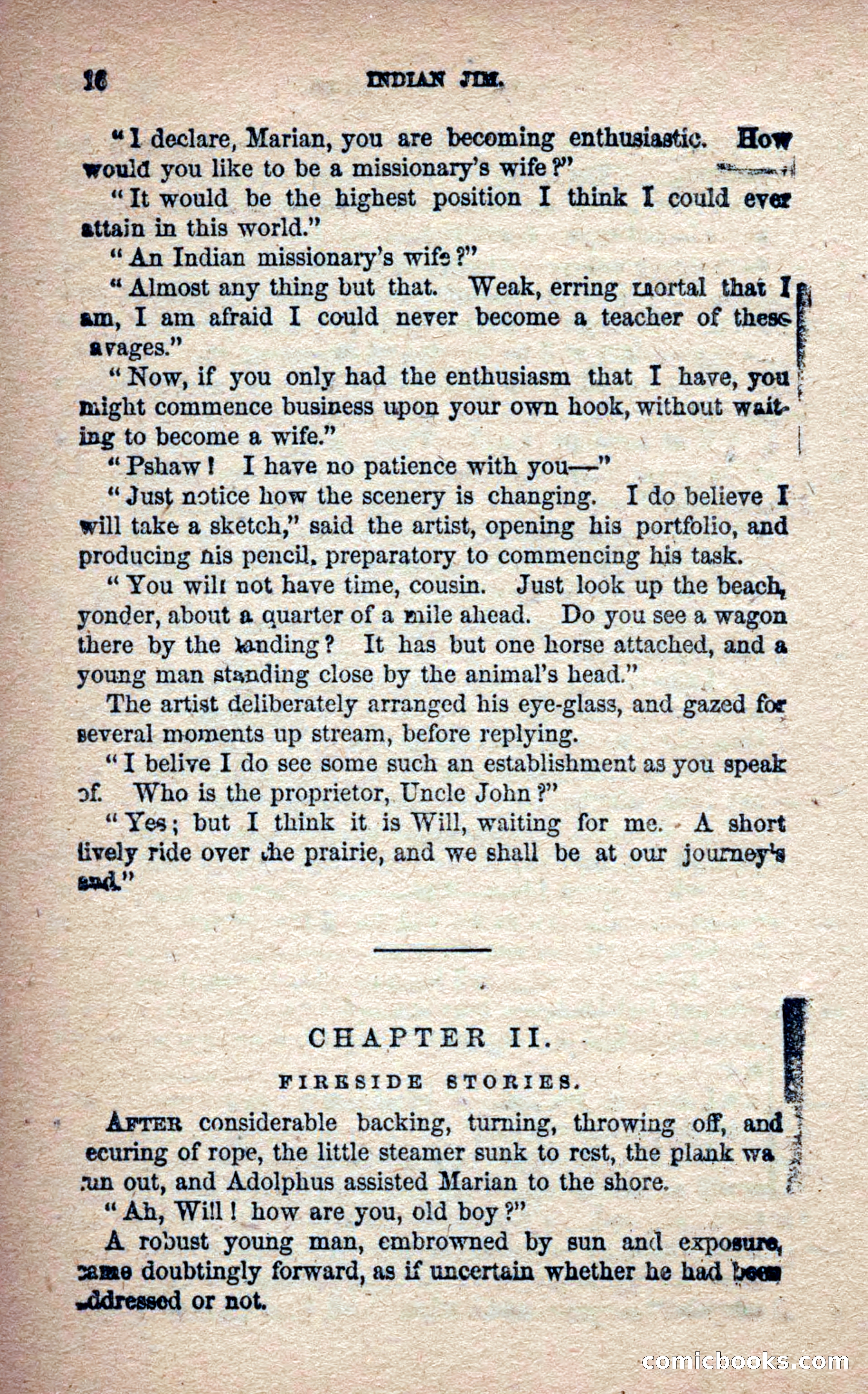Beadle's Frontier Series #25: Indian Jim—A Tale of the Minnesota Massacre — page 14 of 100