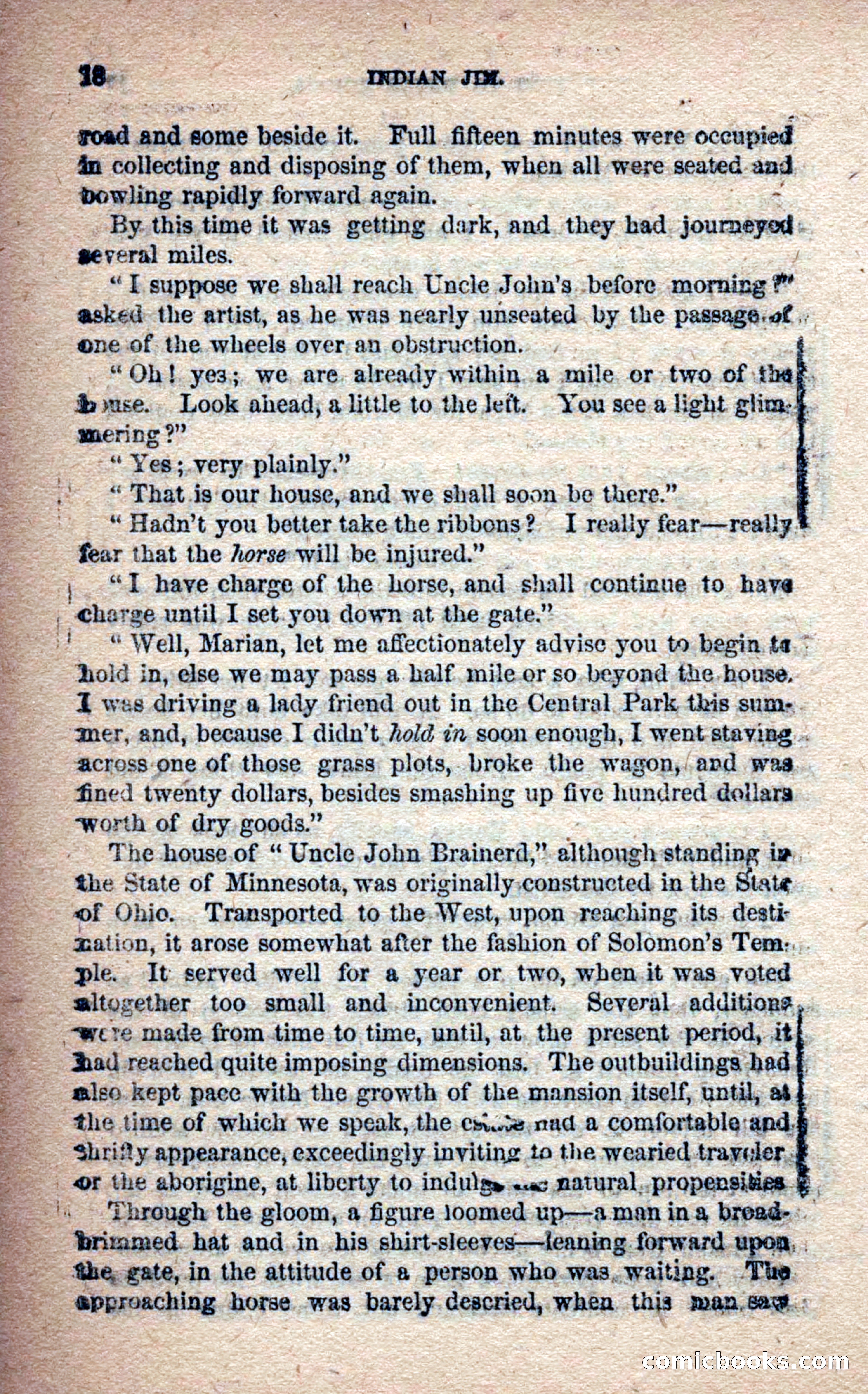 Beadle's Frontier Series #25: Indian Jim—A Tale of the Minnesota Massacre — page 16 of 100