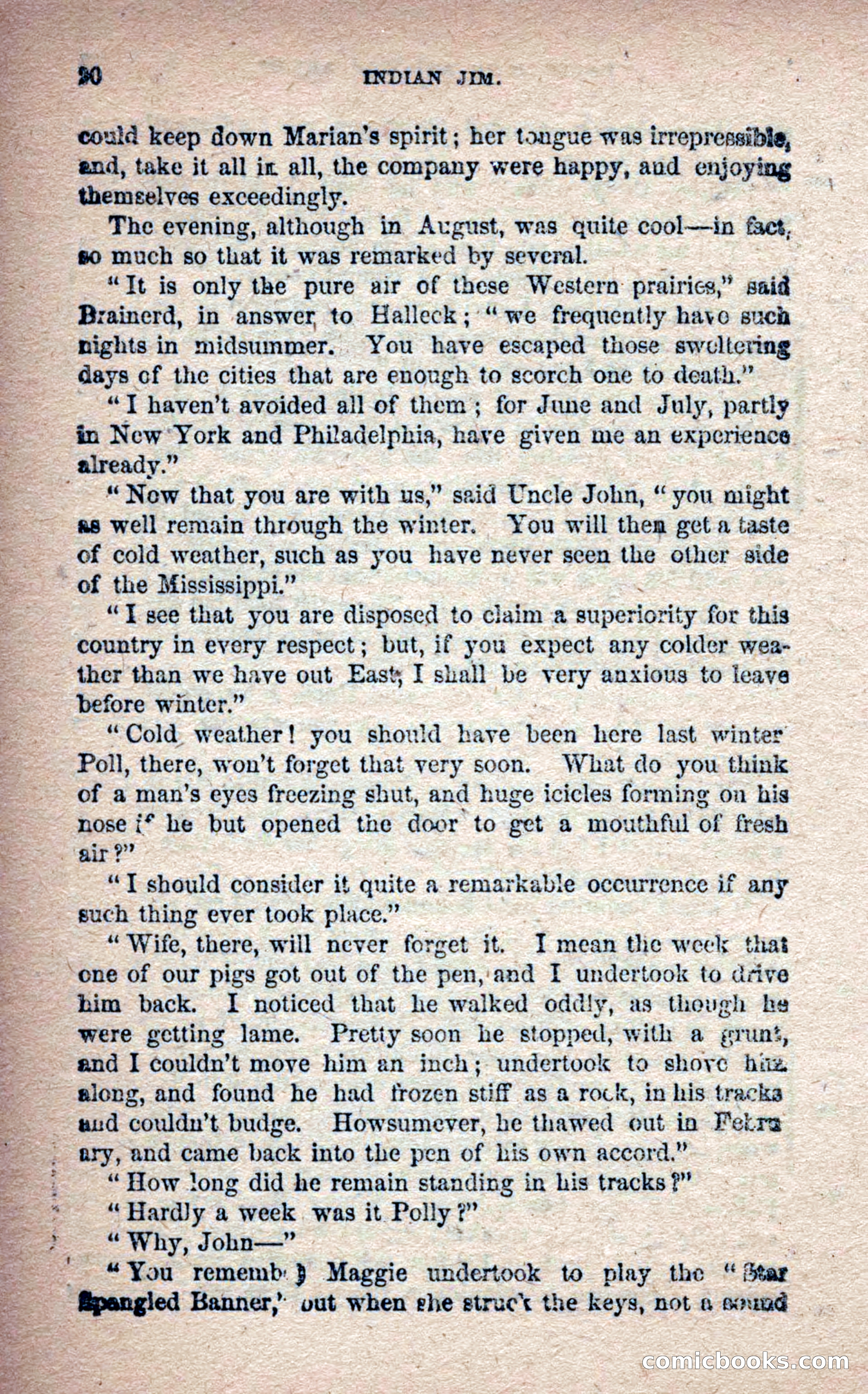 Beadle's Frontier Series #25: Indian Jim—A Tale of the Minnesota Massacre — page 18 of 100