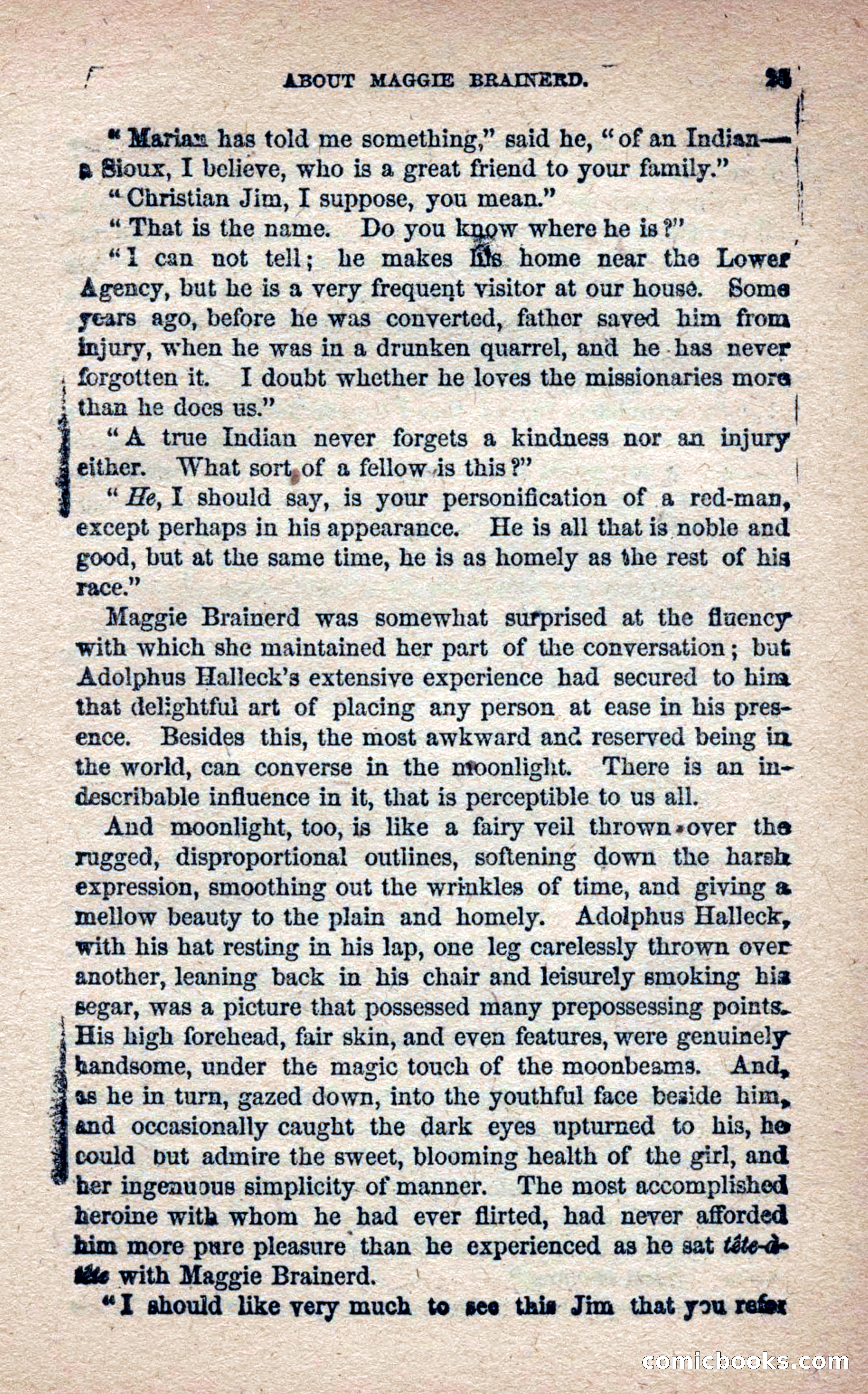 Beadle's Frontier Series #25: Indian Jim—A Tale of the Minnesota Massacre — page 23 of 100