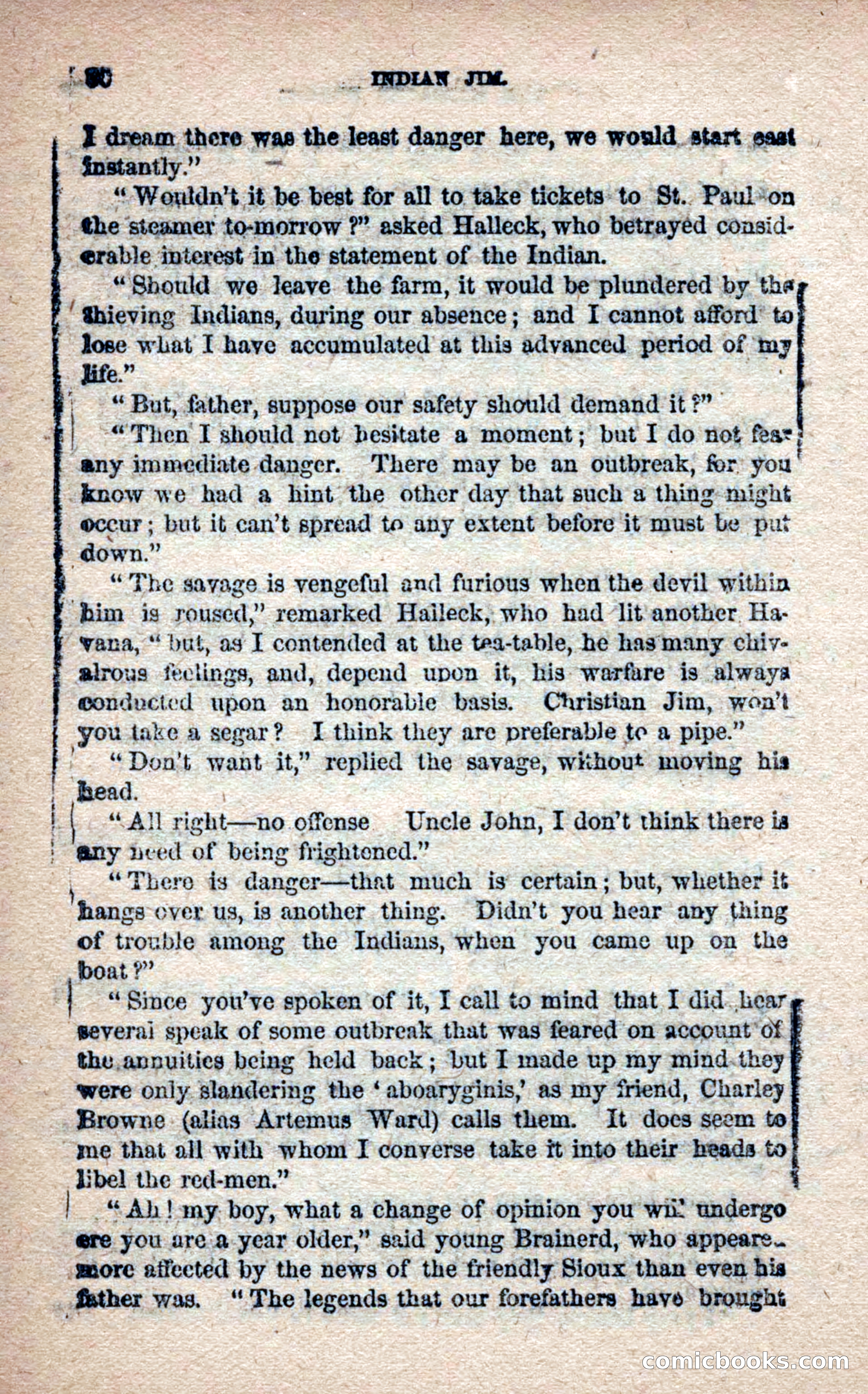 Beadle's Frontier Series #25: Indian Jim—A Tale of the Minnesota Massacre — page 28 of 100