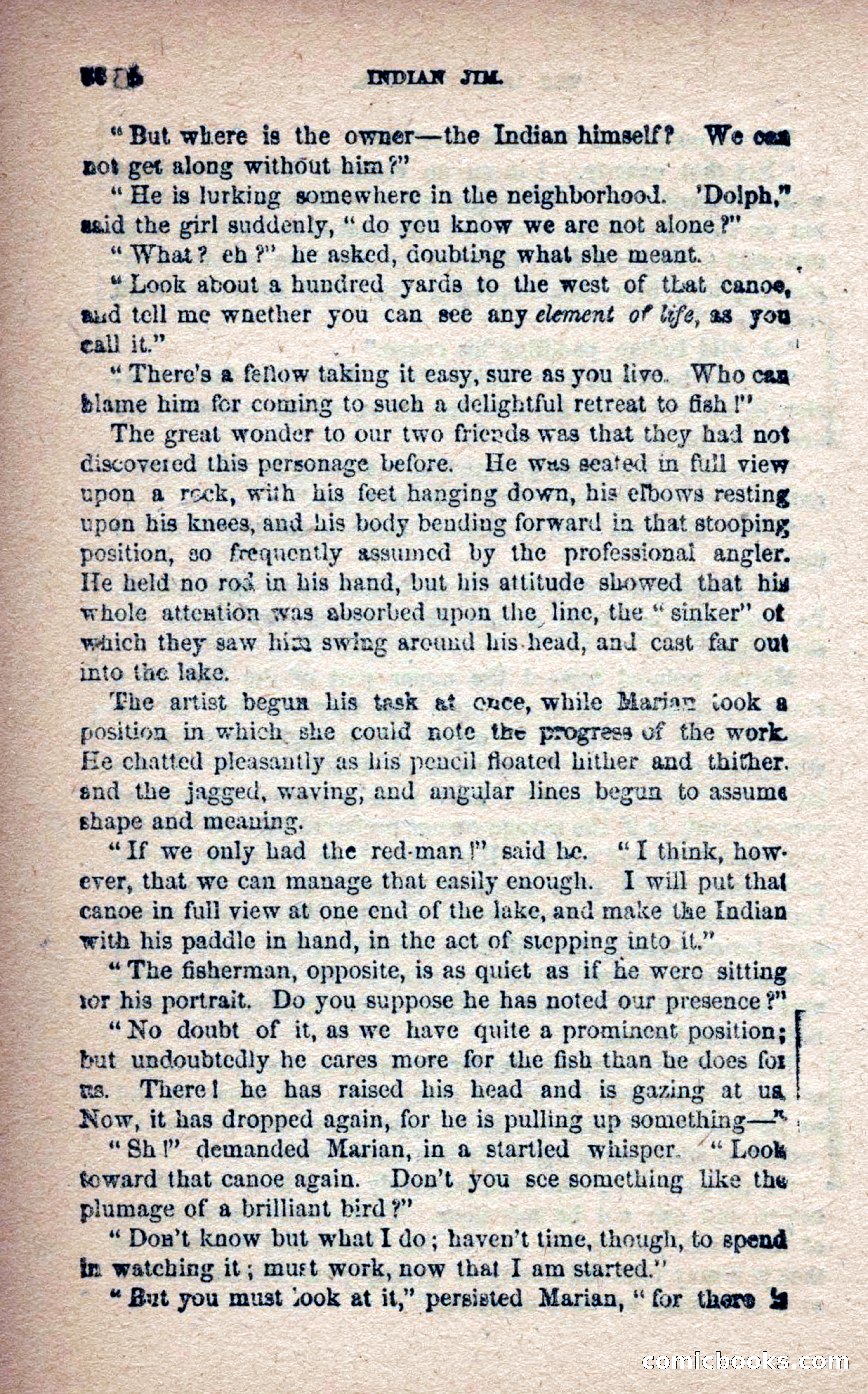 Beadle's Frontier Series #25: Indian Jim—A Tale of the Minnesota Massacre — page 34 of 100