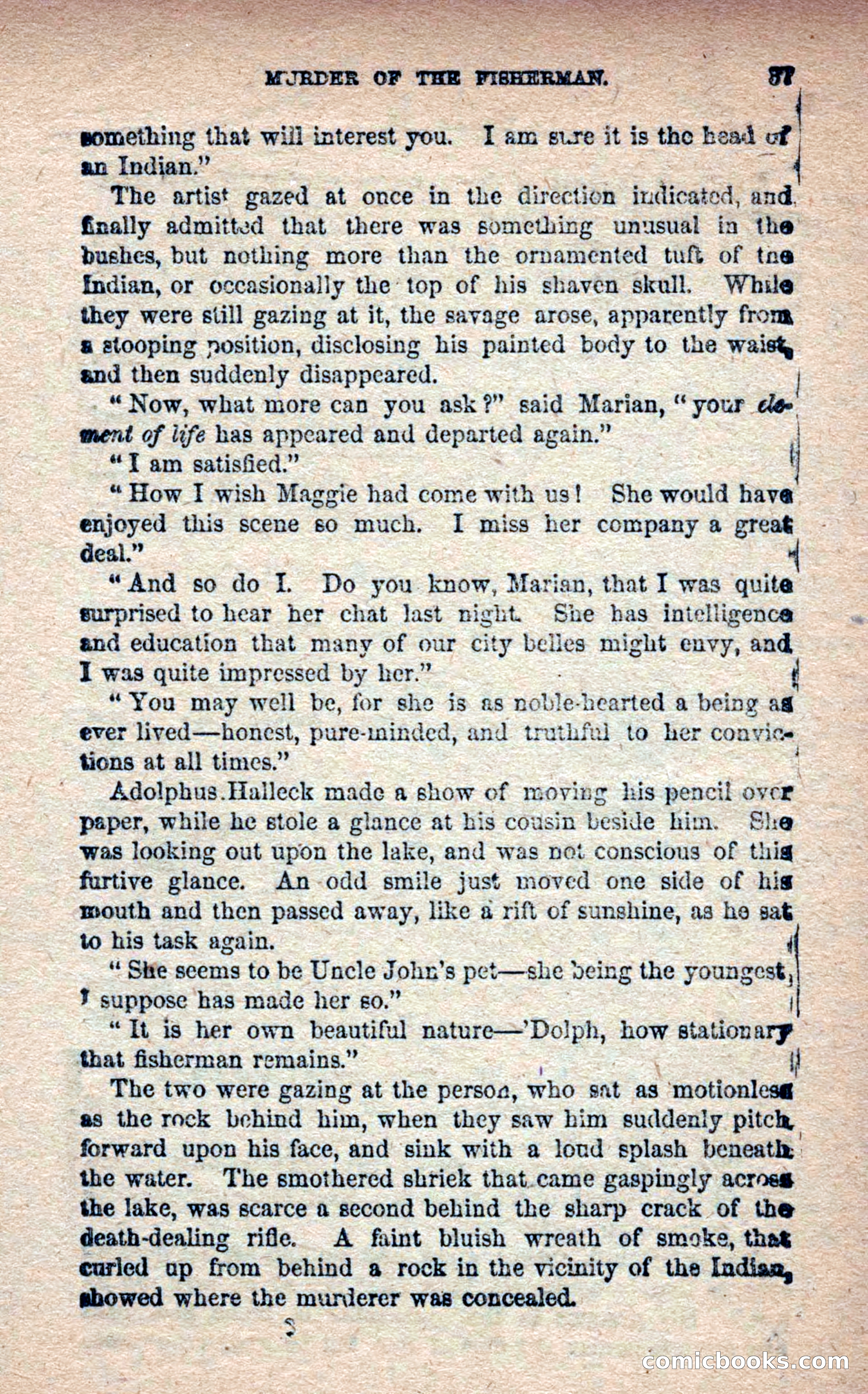 Beadle's Frontier Series #25: Indian Jim—A Tale of the Minnesota Massacre — page 35 of 100