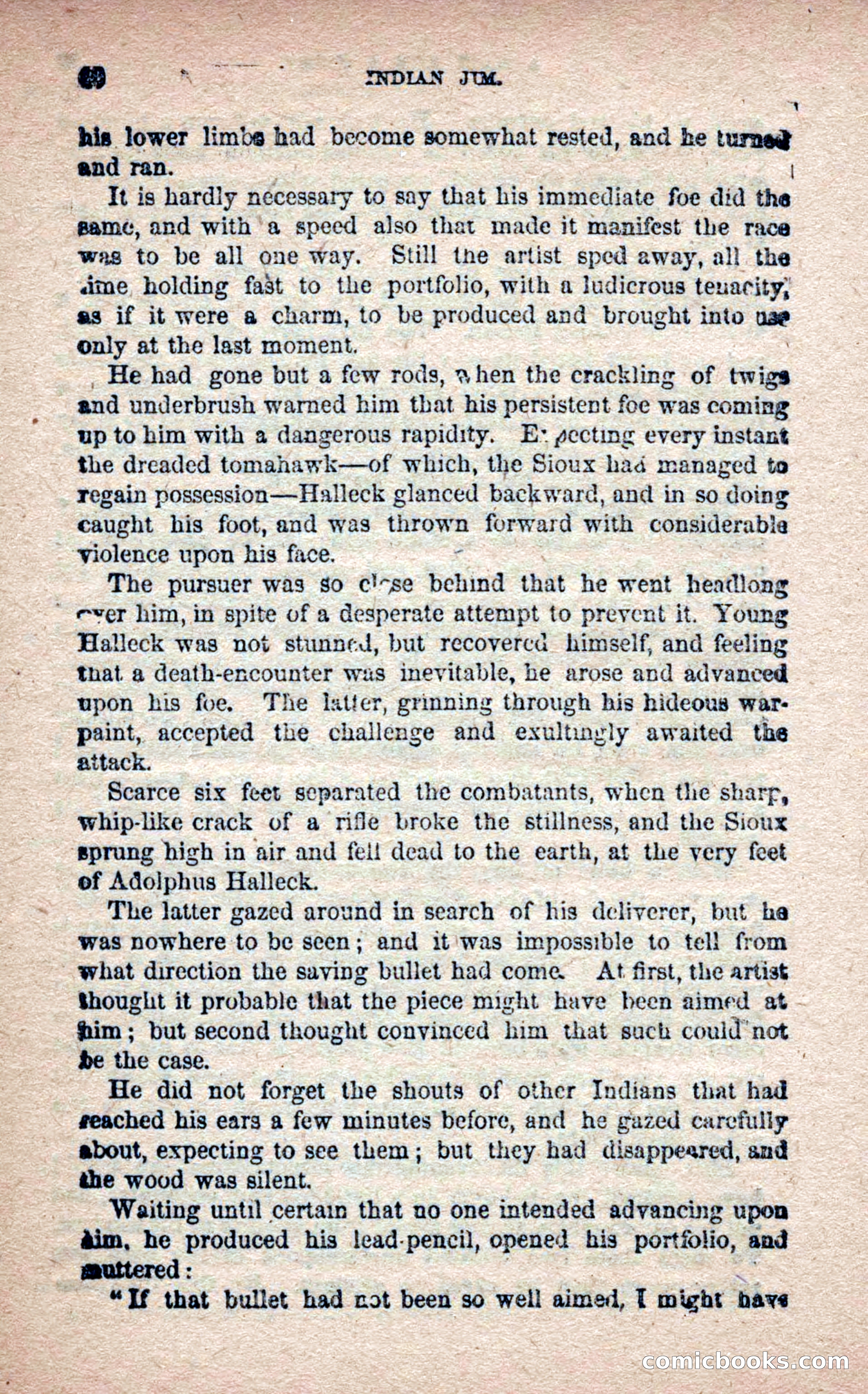 Beadle's Frontier Series #25: Indian Jim—A Tale of the Minnesota Massacre — page 38 of 100