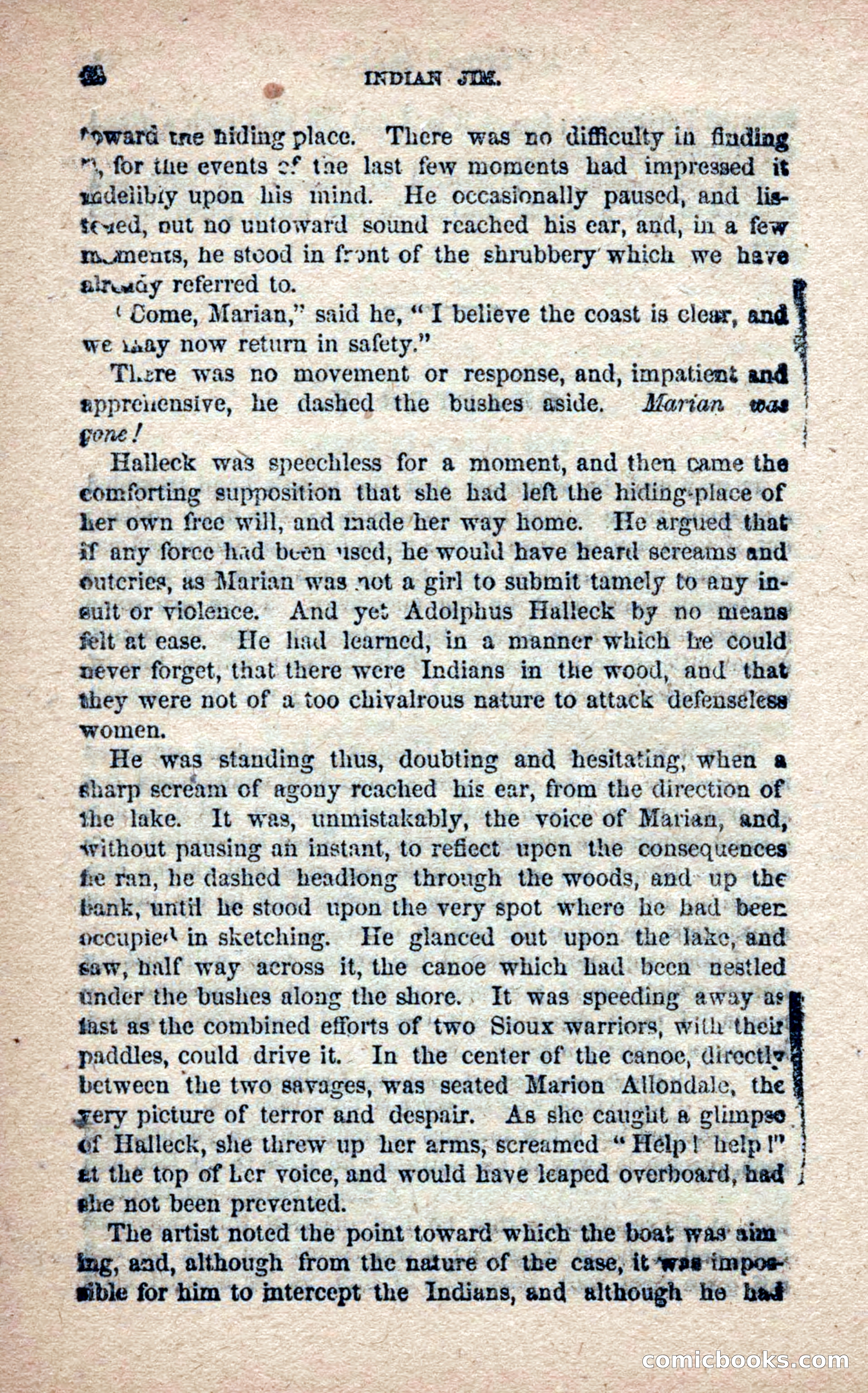 Beadle's Frontier Series #25: Indian Jim—A Tale of the Minnesota Massacre — page 40 of 100