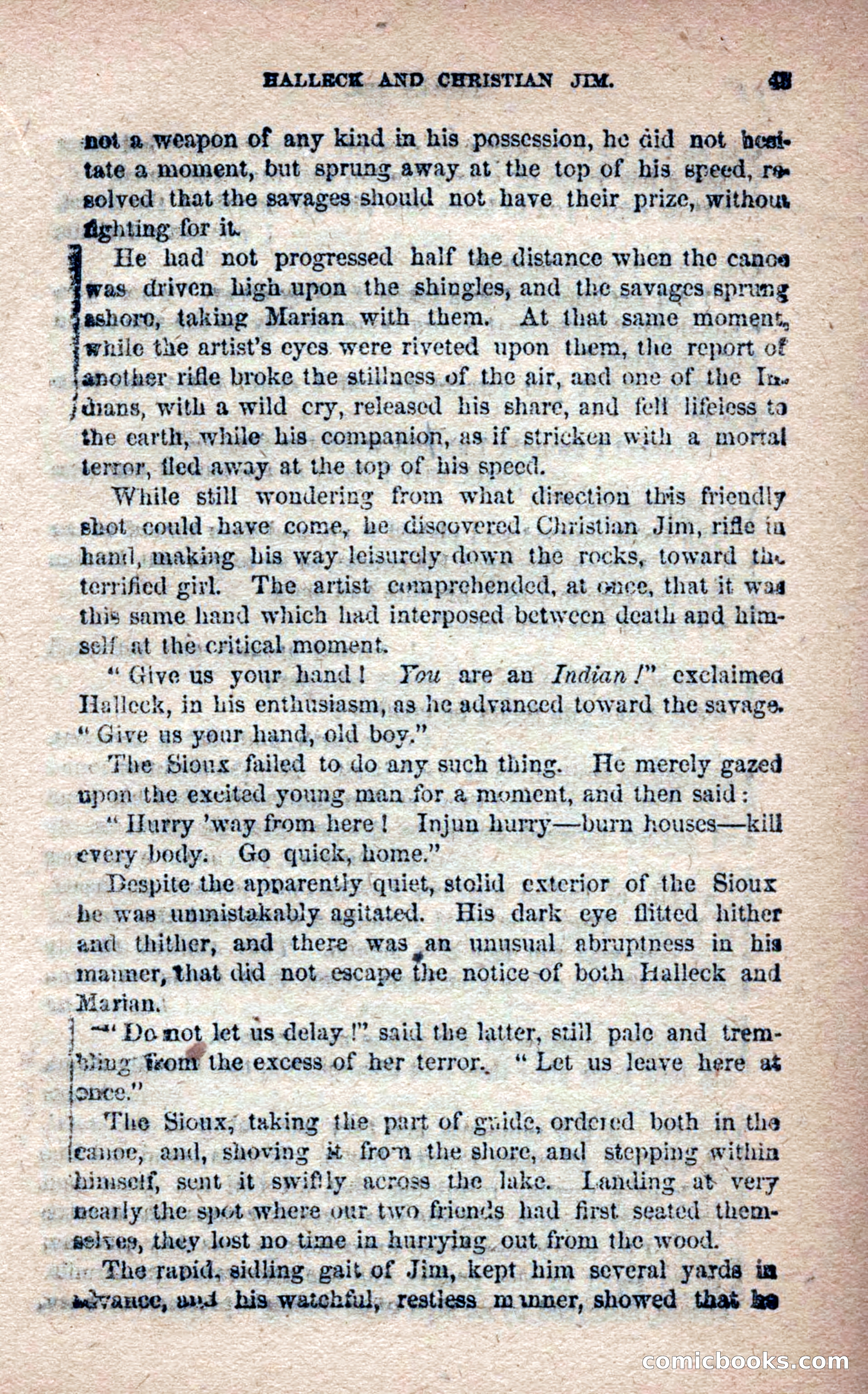 Beadle's Frontier Series #25: Indian Jim—A Tale of the Minnesota Massacre — page 41 of 100