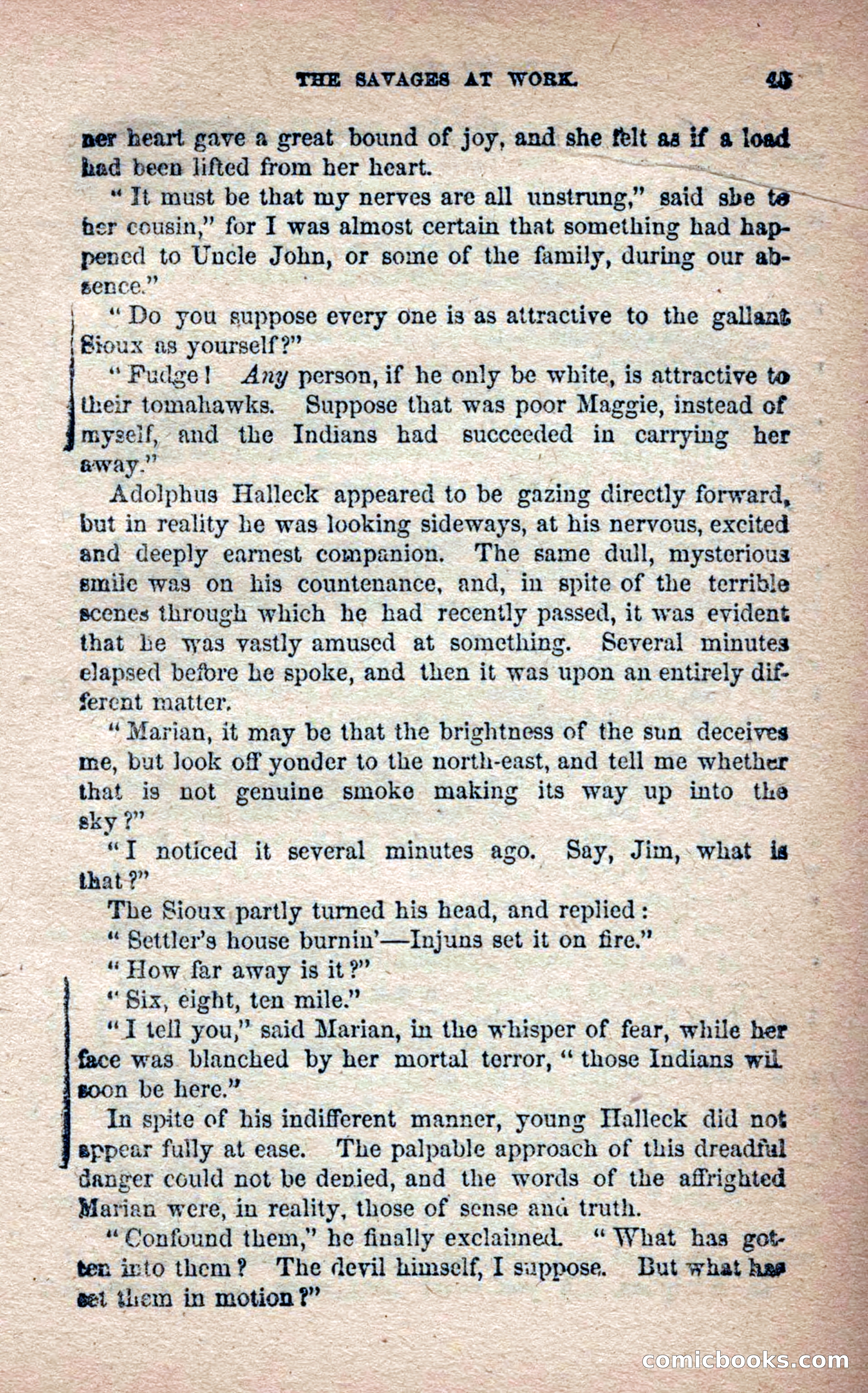 Beadle's Frontier Series #25: Indian Jim—A Tale of the Minnesota Massacre — page 43 of 100