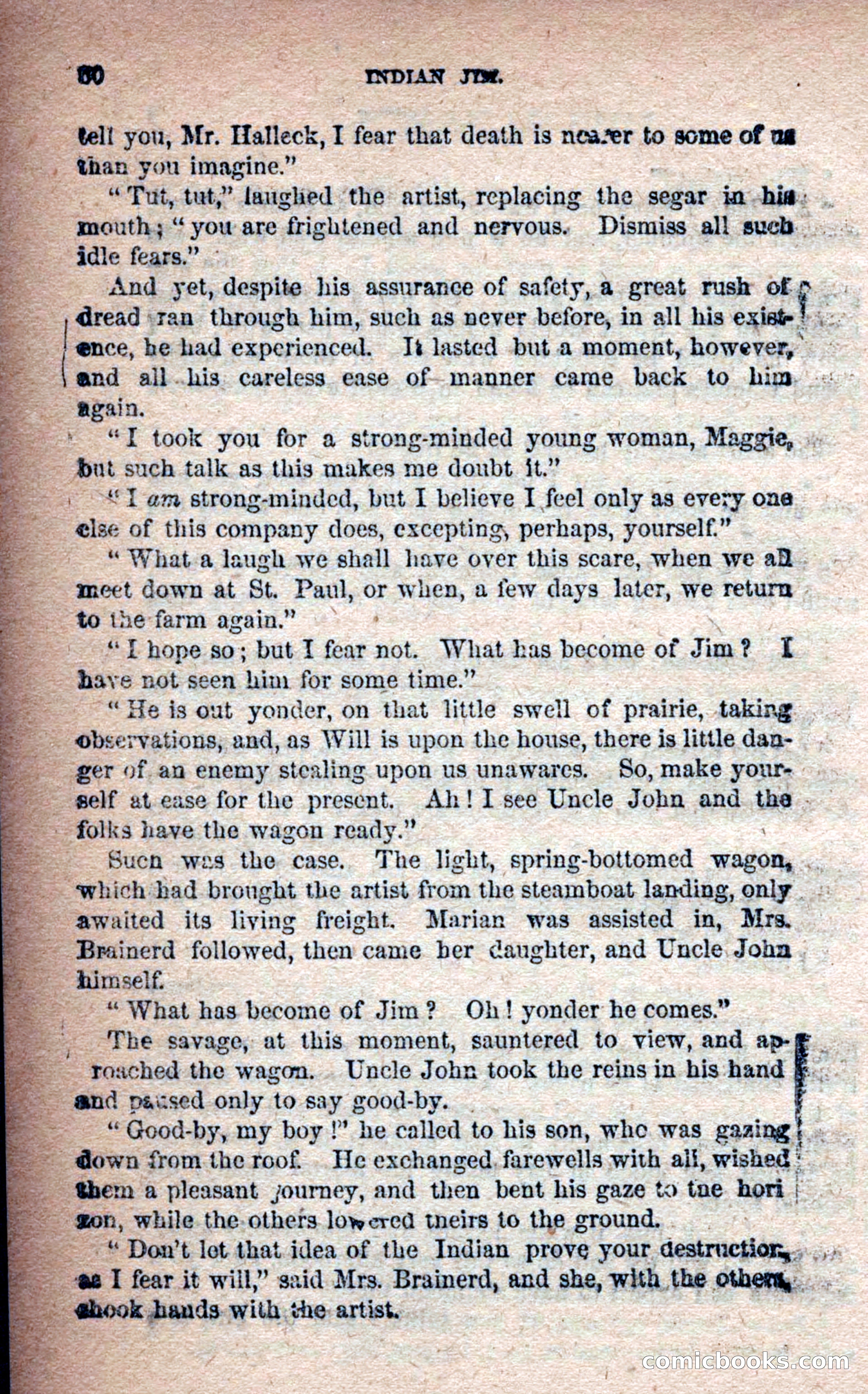 Beadle's Frontier Series #25: Indian Jim—A Tale of the Minnesota Massacre — page 48 of 100