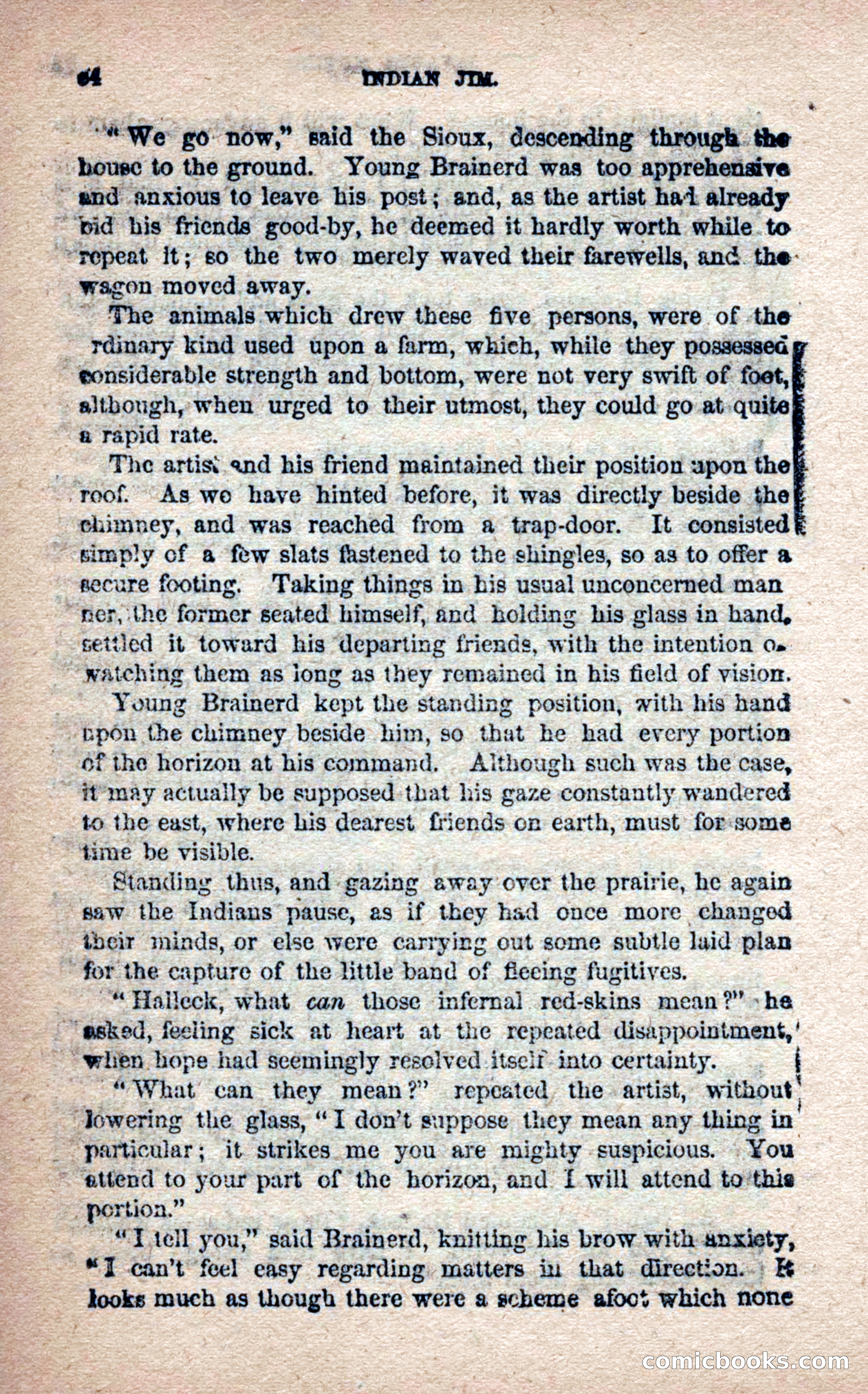 Beadle's Frontier Series #25: Indian Jim—A Tale of the Minnesota Massacre — page 52 of 100