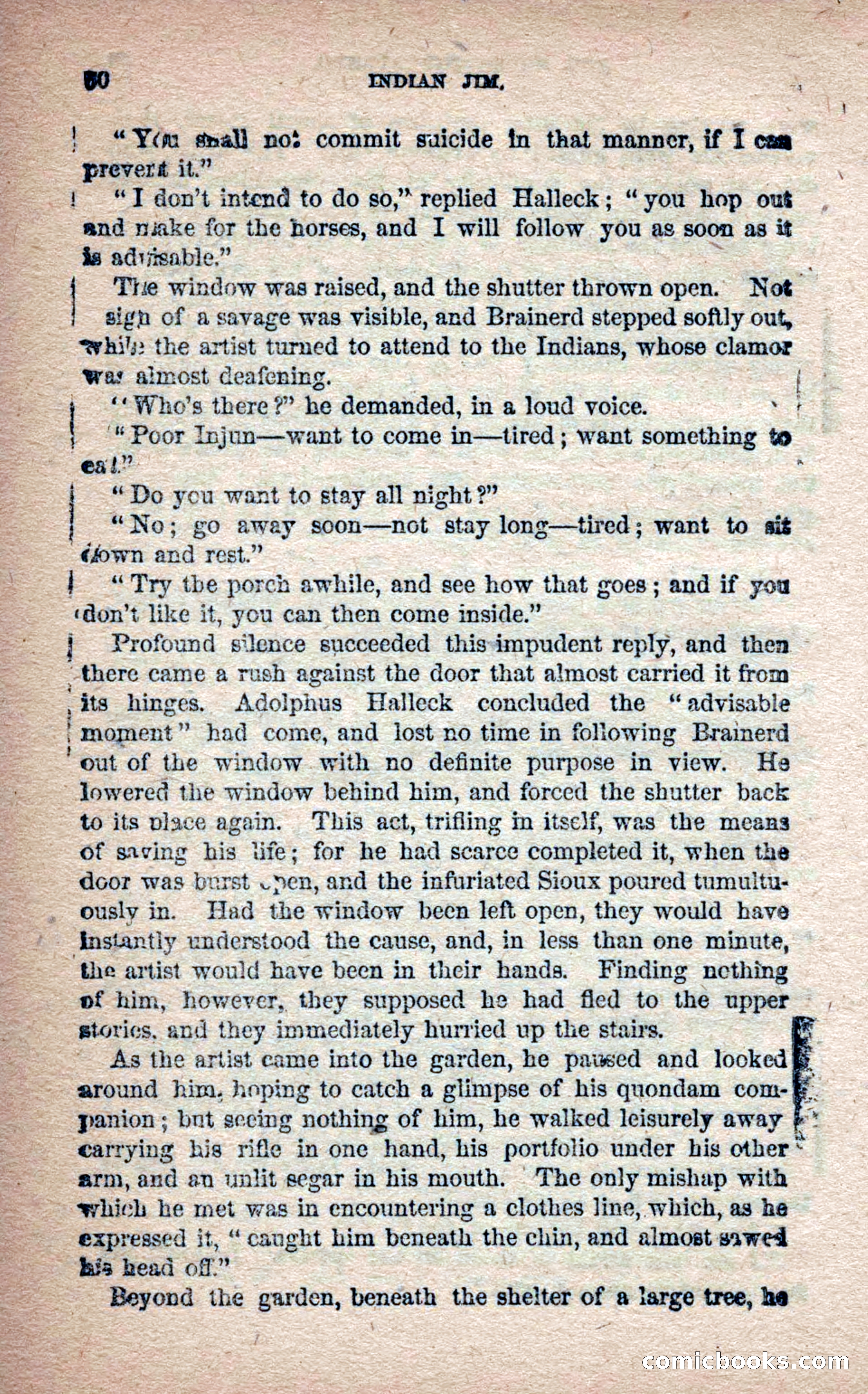 Beadle's Frontier Series #25: Indian Jim—A Tale of the Minnesota Massacre — page 58 of 100
