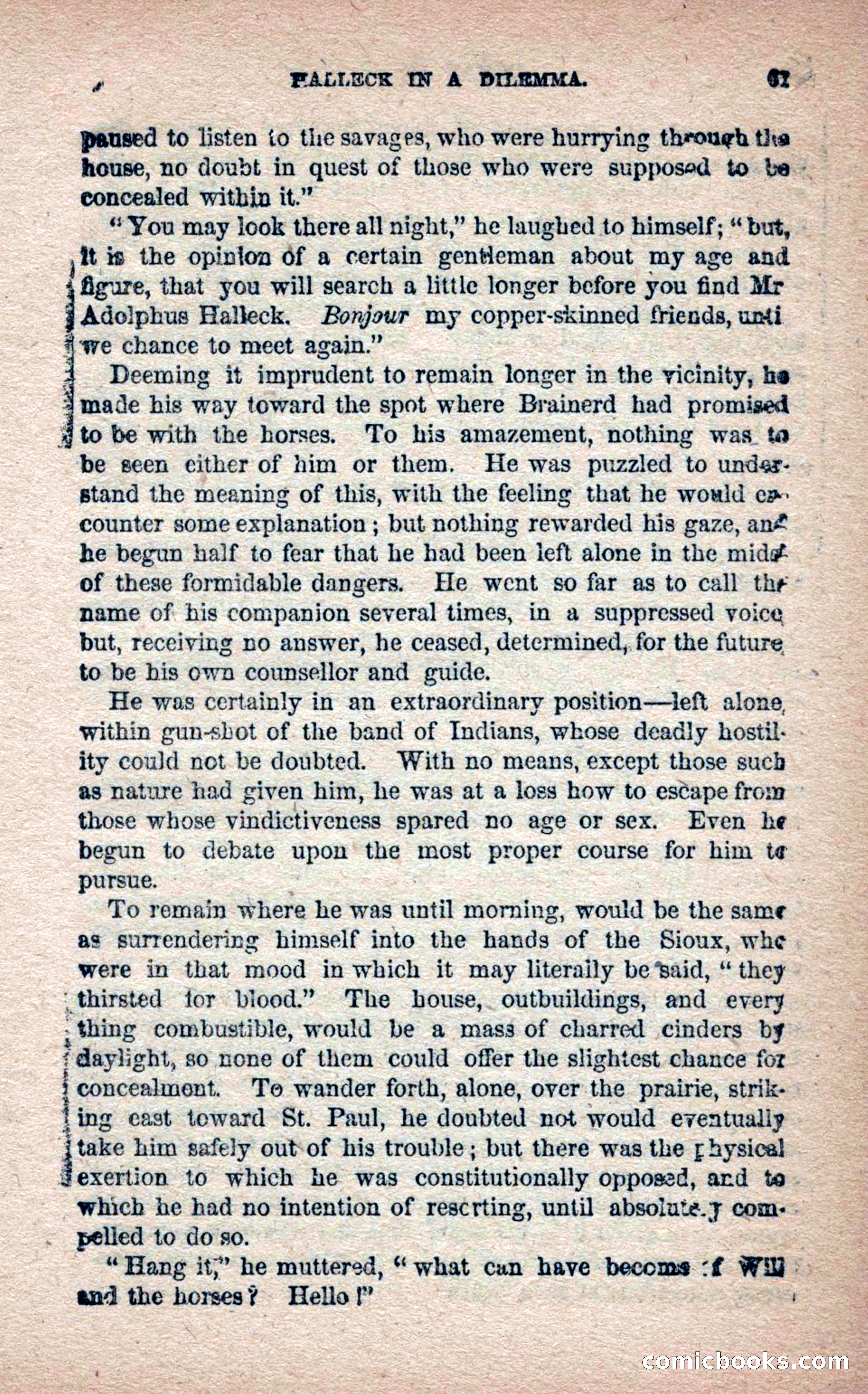 Beadle's Frontier Series #25: Indian Jim—A Tale of the Minnesota Massacre — page 59 of 100
