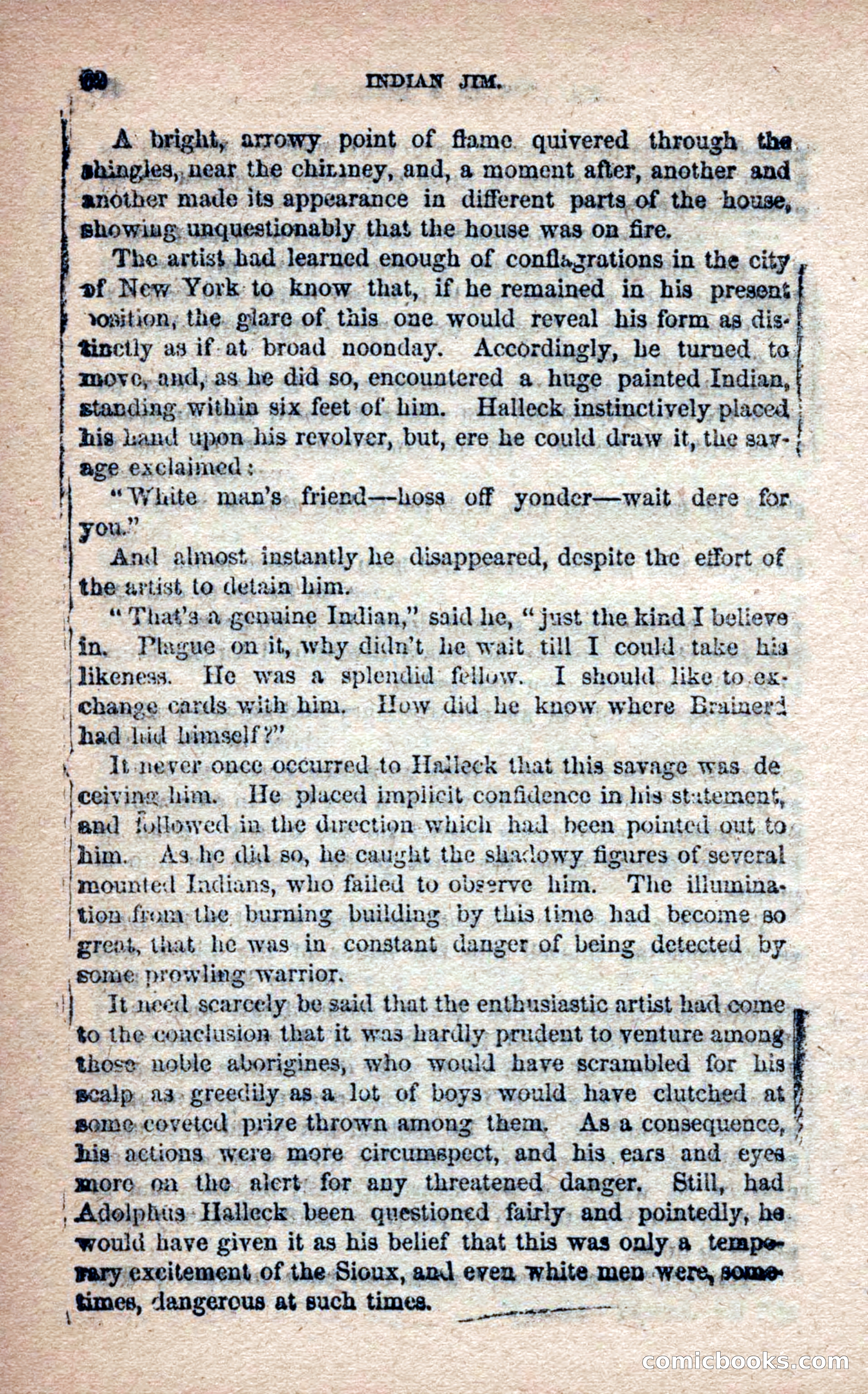 Beadle's Frontier Series #25: Indian Jim—A Tale of the Minnesota Massacre — page 60 of 100