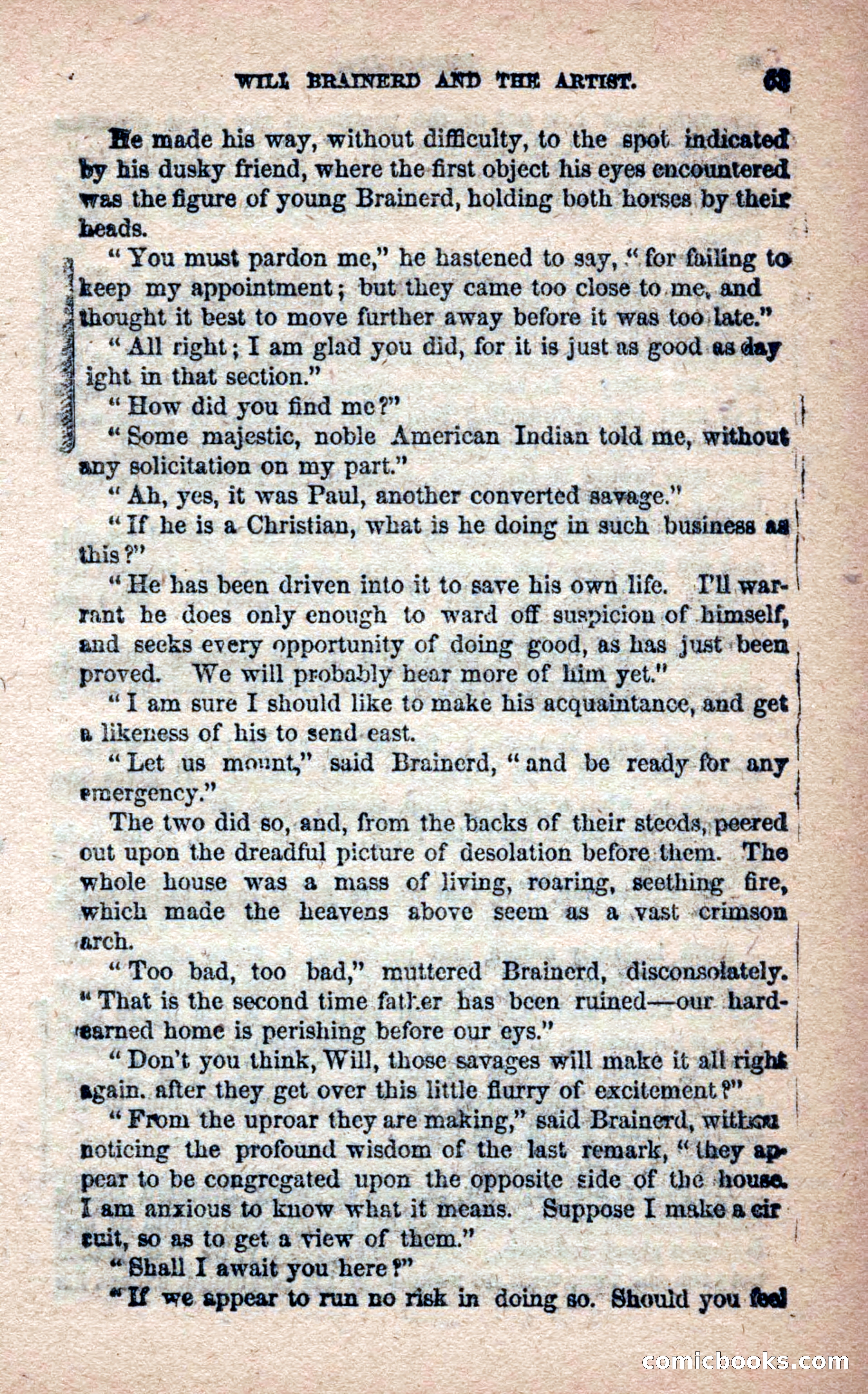 Beadle's Frontier Series #25: Indian Jim—A Tale of the Minnesota Massacre — page 61 of 100