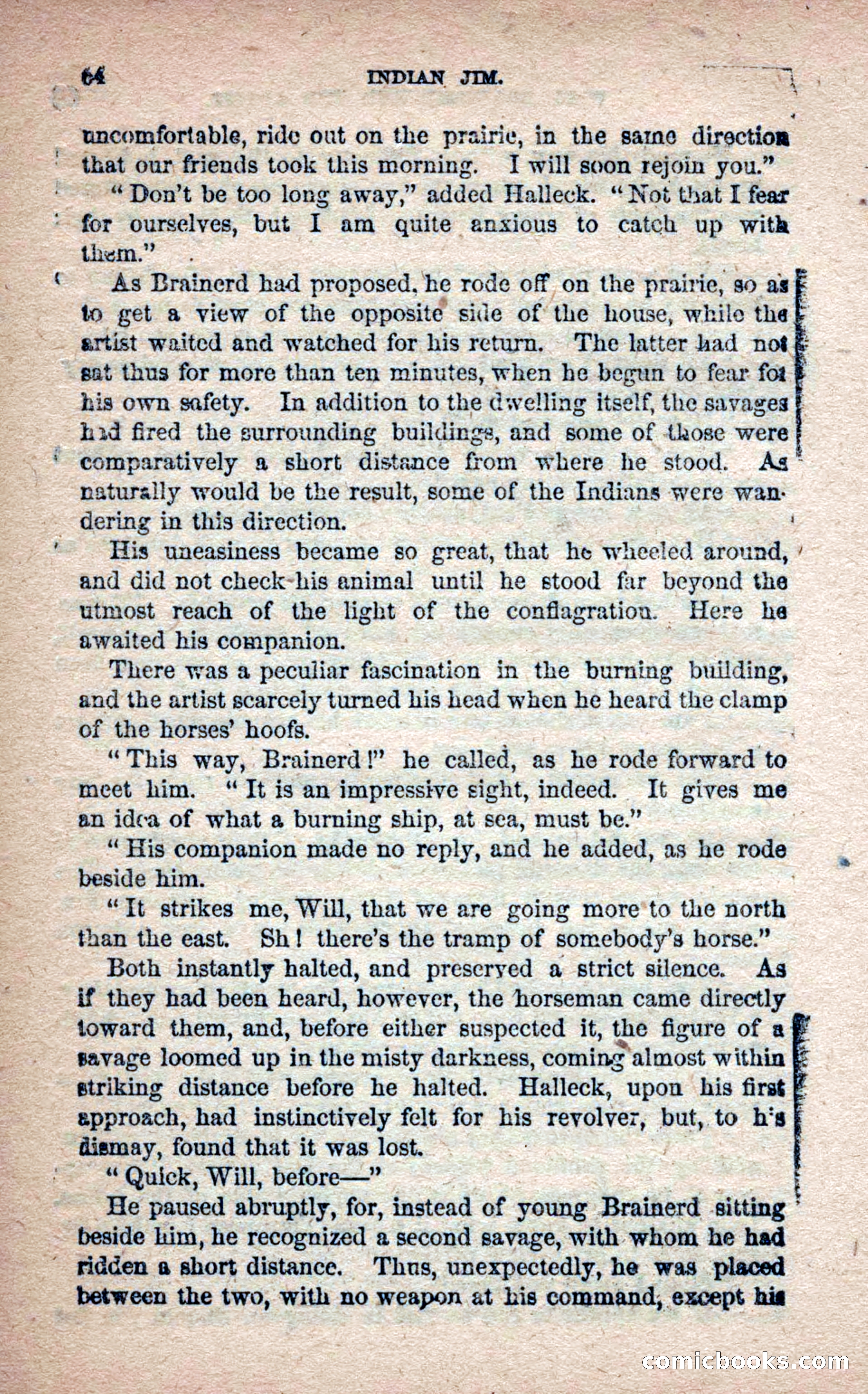 Beadle's Frontier Series #25: Indian Jim—A Tale of the Minnesota Massacre — page 62 of 100