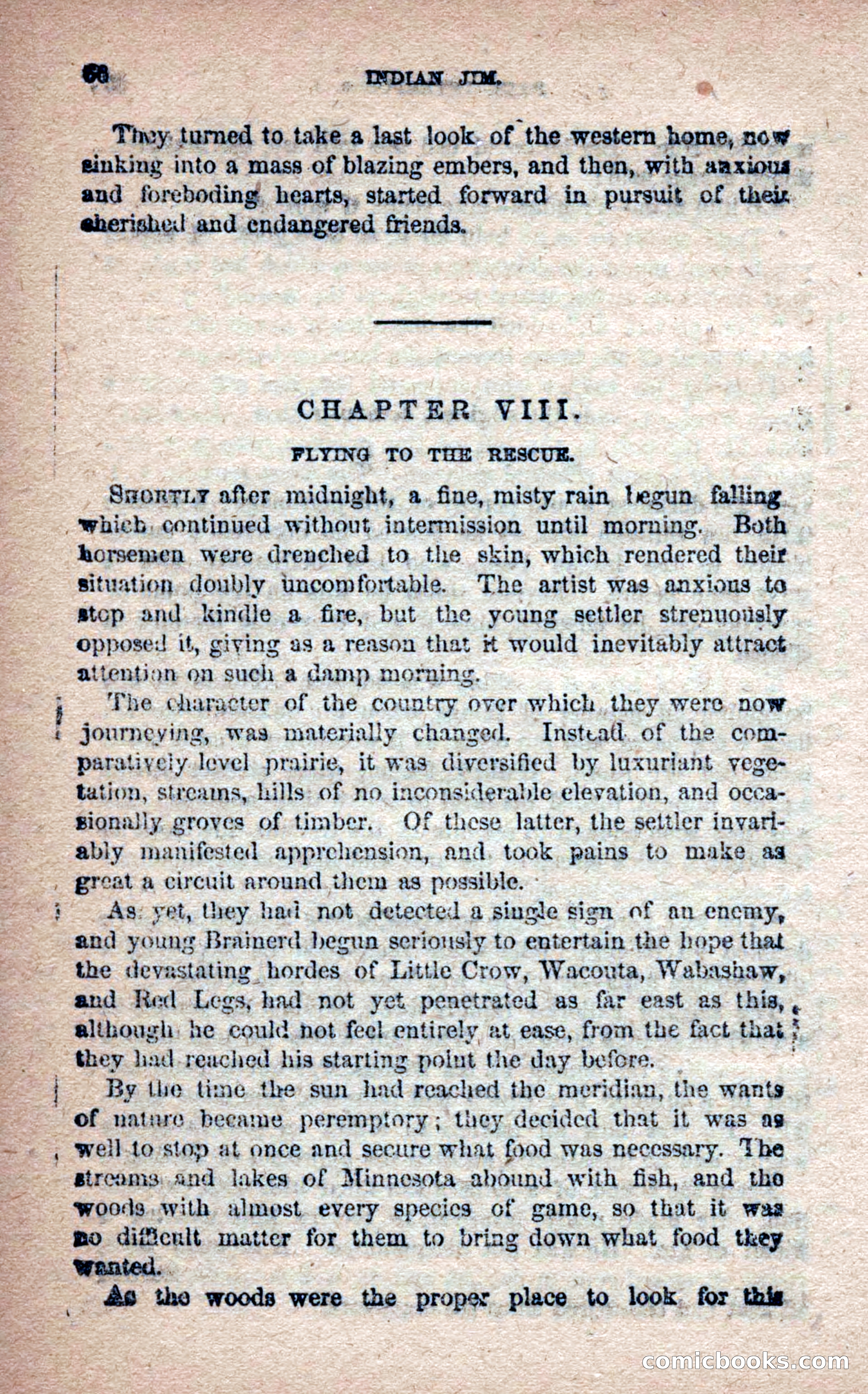 Beadle's Frontier Series #25: Indian Jim—A Tale of the Minnesota Massacre — page 64 of 100