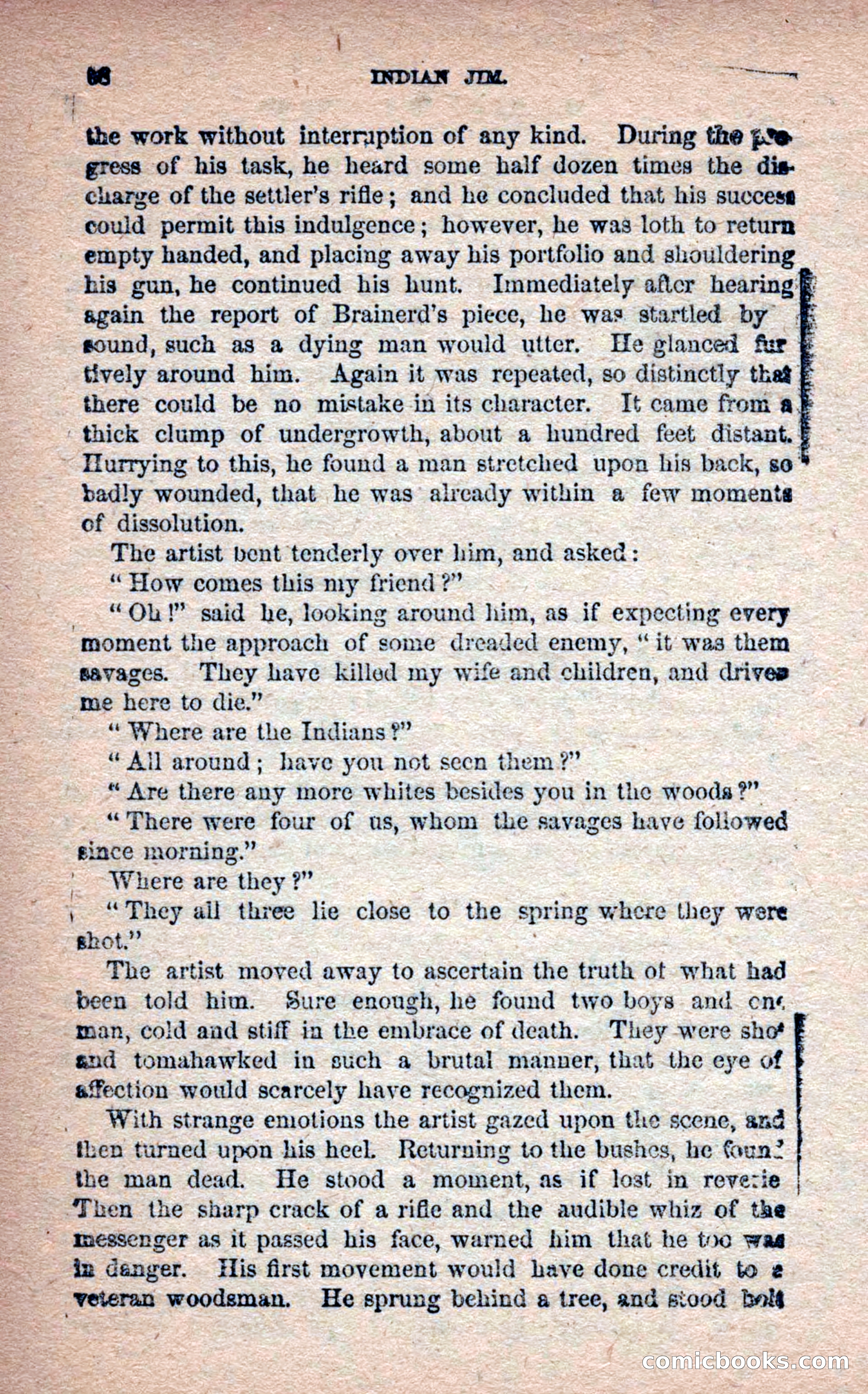 Beadle's Frontier Series #25: Indian Jim—A Tale of the Minnesota Massacre — page 66 of 100