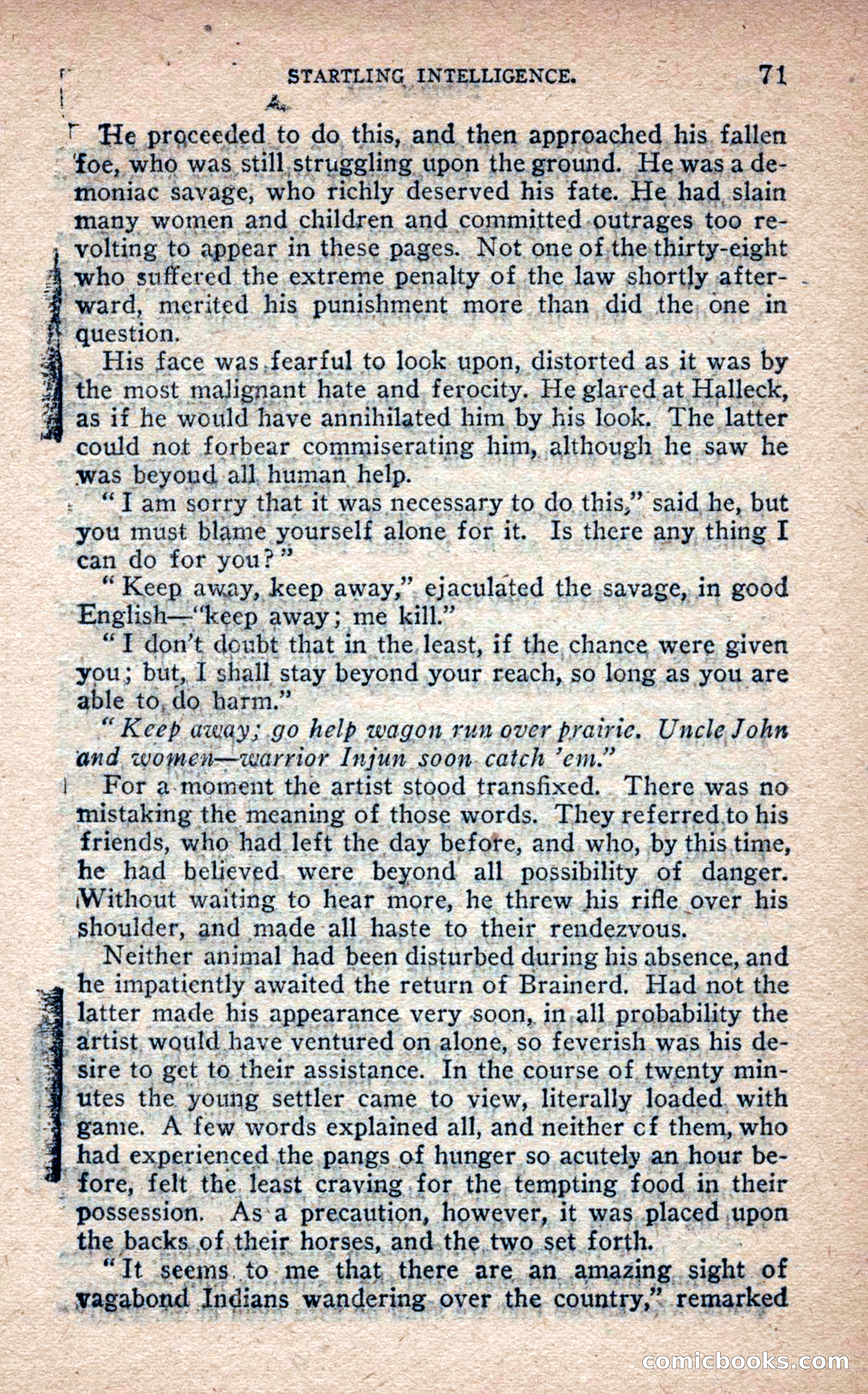 Beadle's Frontier Series #25: Indian Jim—A Tale of the Minnesota Massacre — page 69 of 100