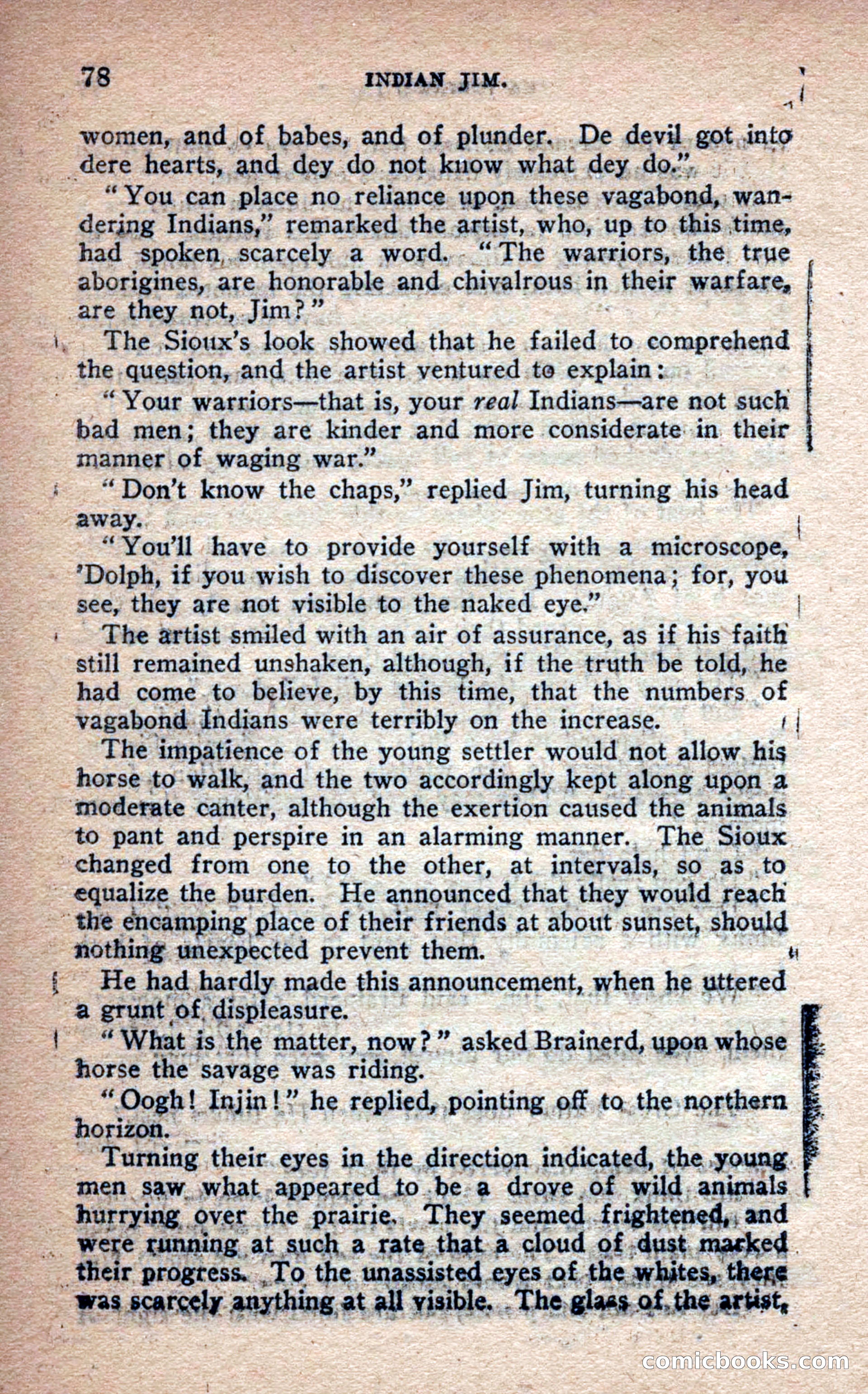 Beadle's Frontier Series #25: Indian Jim—A Tale of the Minnesota Massacre — page 76 of 100