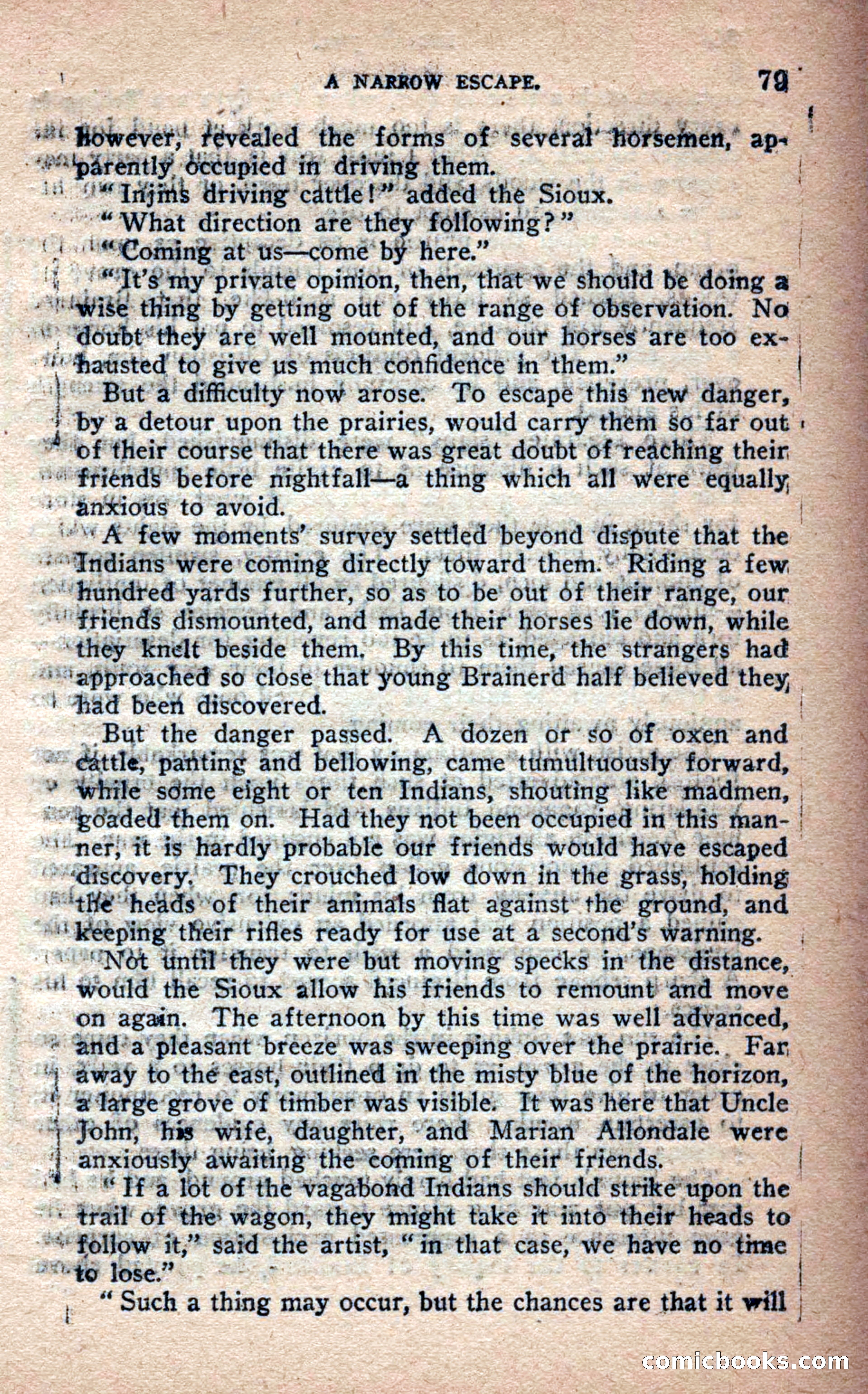 Beadle's Frontier Series #25: Indian Jim—A Tale of the Minnesota Massacre — page 77 of 100