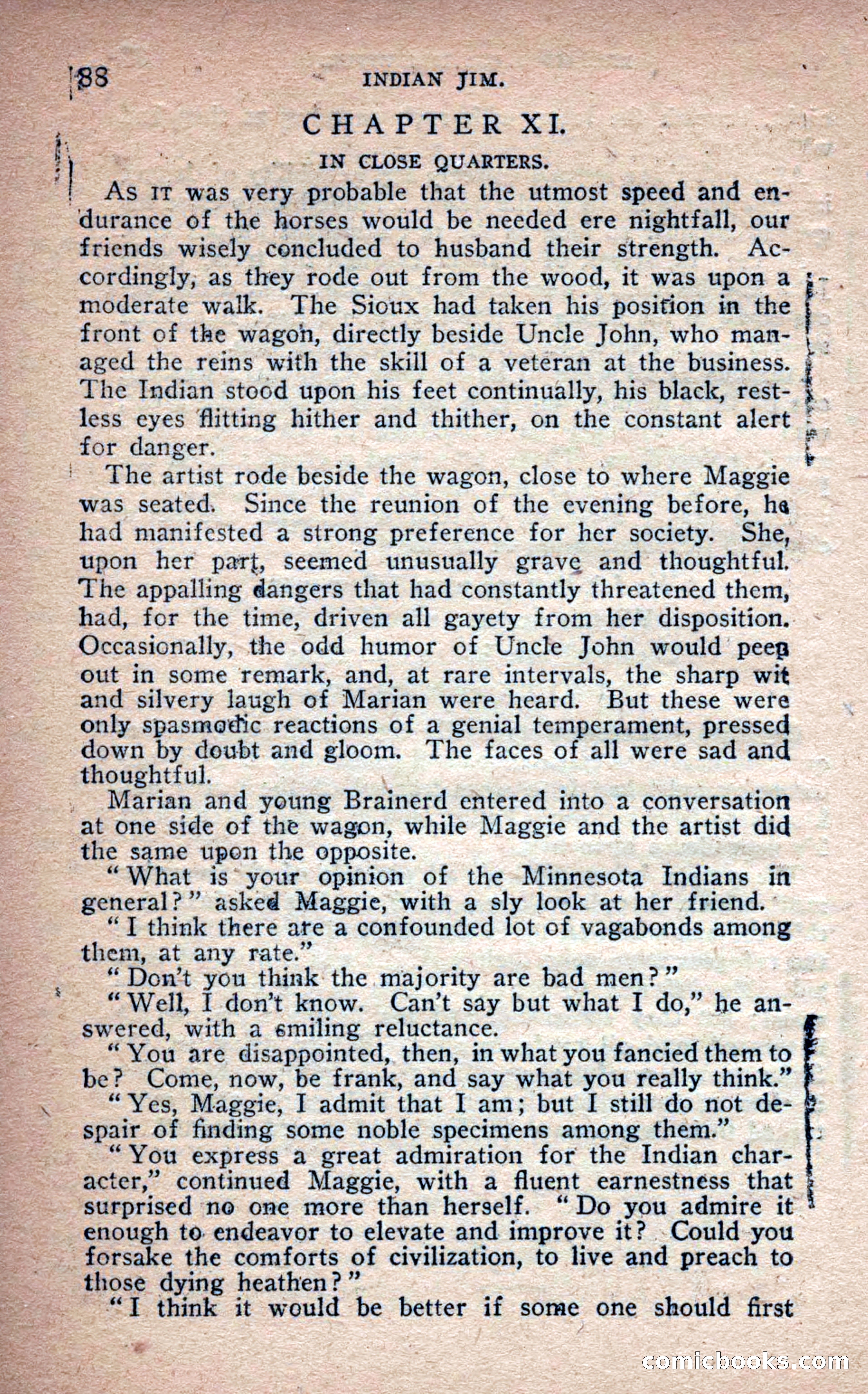Beadle's Frontier Series #25: Indian Jim—A Tale of the Minnesota Massacre — page 86 of 100